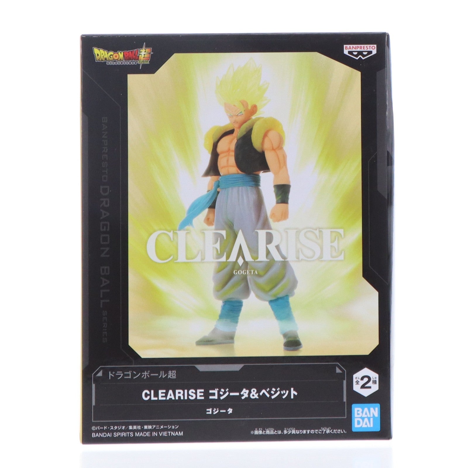 【中古即納】[FIG] 超サイヤ人ゴジータ ドラゴンボール超 CLEARISE ゴジータ&ベジット フィギュア プライズ(2825153) バンプレスト(20260305)