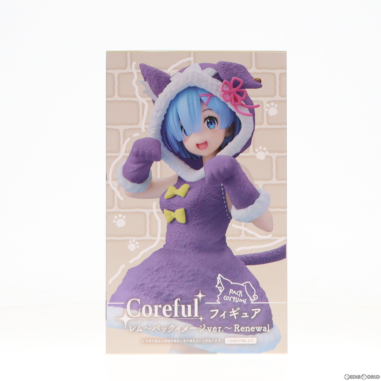 【中古即納】[FIG] レム Re:ゼロから始める異世界生活 Coreful フィギュア レム～パックイメージver.～Renewal プライズ(451664400) タイトー(20231120)