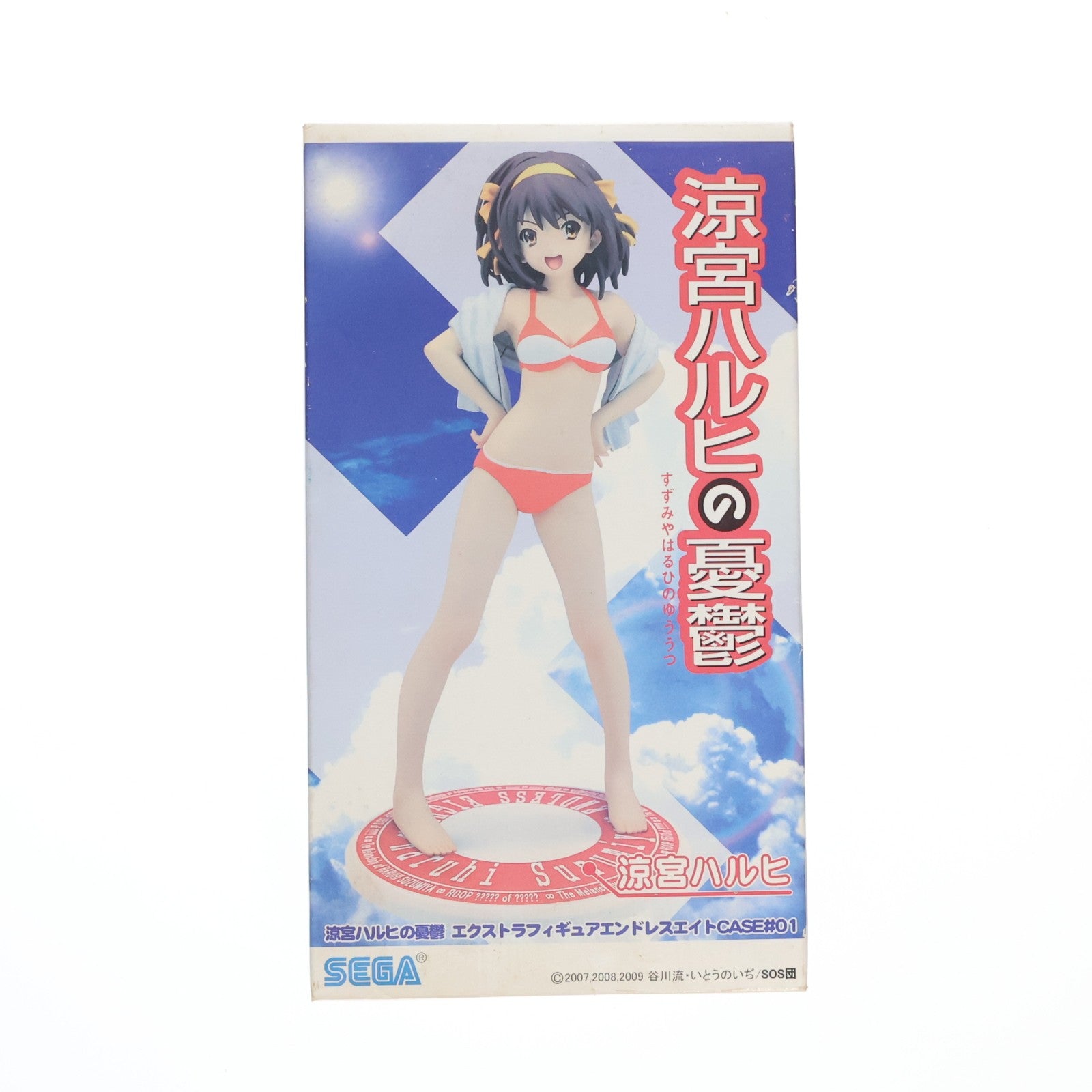 【中古即納】[FIG] 涼宮ハルヒ(すずみやはるひ) 涼宮ハルヒの憂鬱 エクストラフィギュアエンドレスエイト CASE#01 プライズ セガ(19991231)