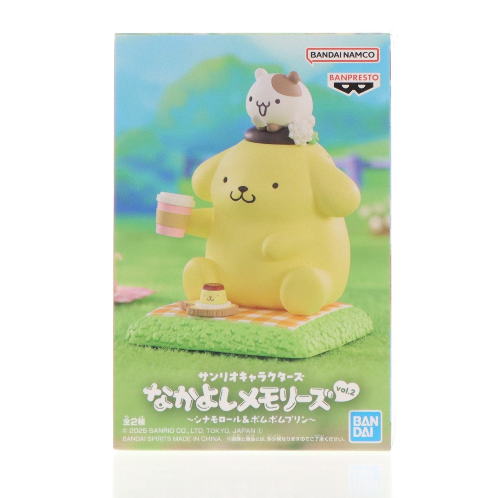 【中古即納】[FIG] ポムポムプリン サンリオキャラクターズ なかよしメモリーズ vol.2 ～シナモロール&ポムポムプリン～ フィギュア プライズ(2772705) バンプレスト(20250624)