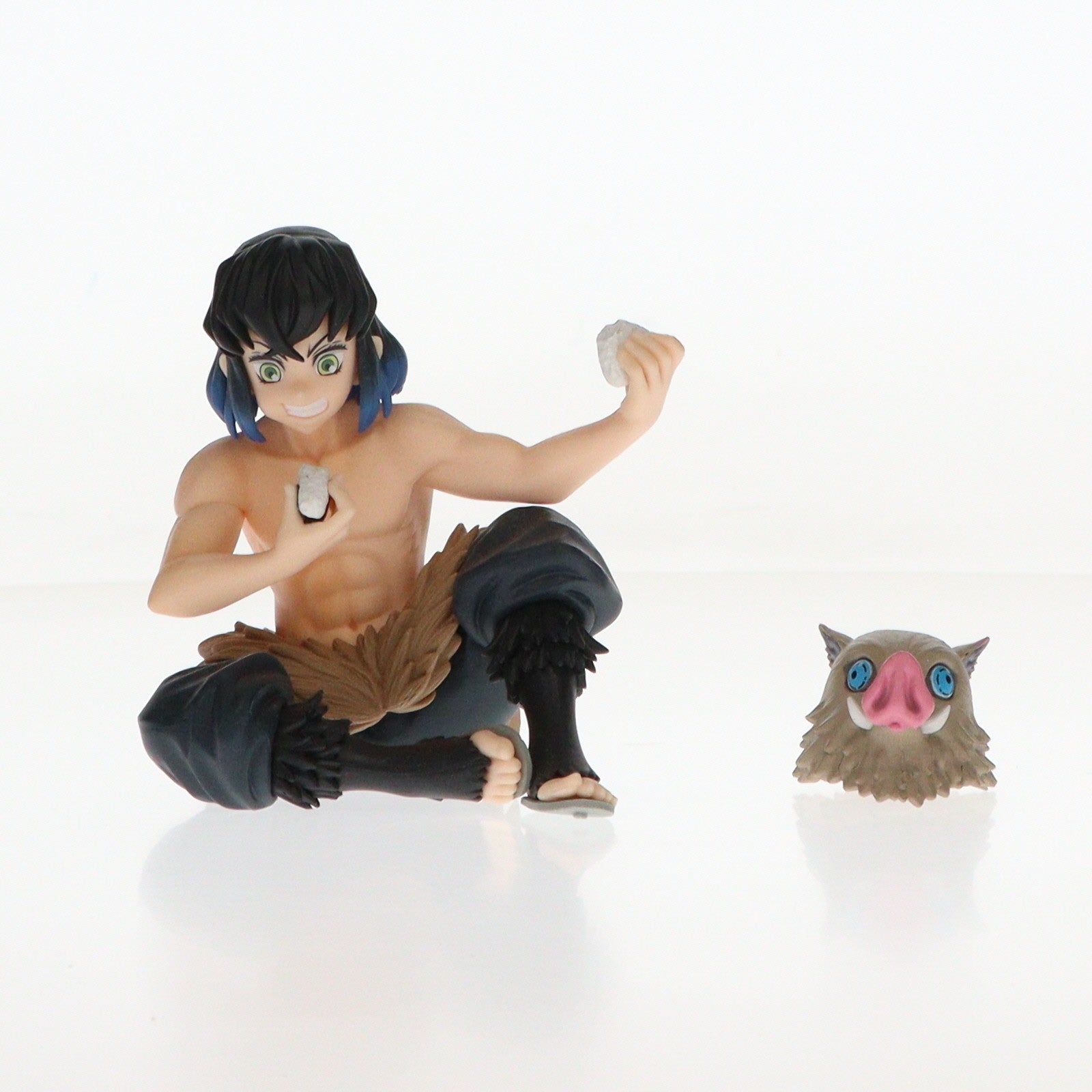 【中古即納】[FIG] 嘴平伊之助(はしびらいのすけ) 鬼滅の刃 ちょこのせプレミアムフィギュア プライズ(1048305/1065861) セガ(20210331)