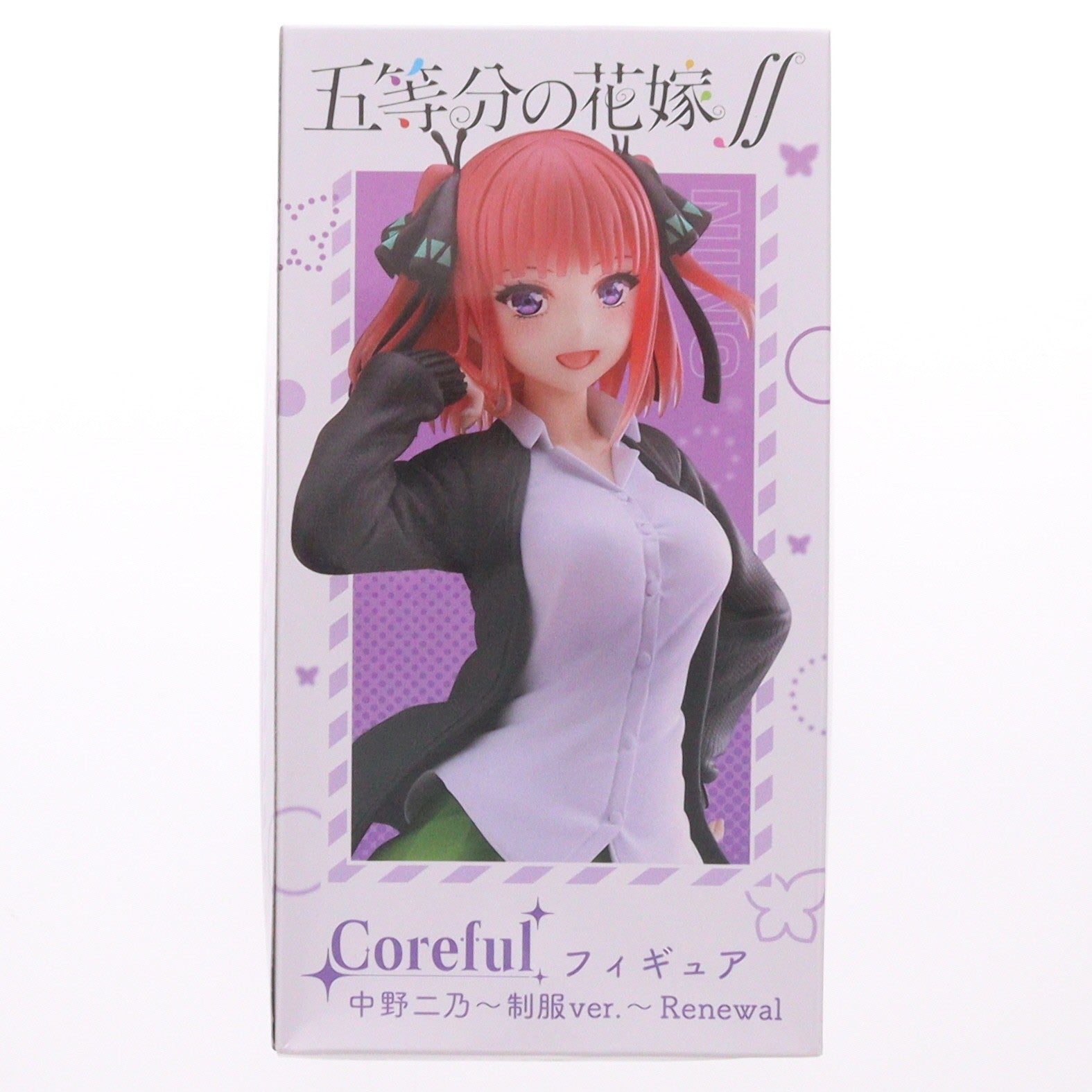 【中古即納】[FIG] 中野二乃(なかのにの) 五等分の花嫁∬ Coreful フィギュア 中野二乃～制服ver.～ プライズ(451338600) タイトー(20210930)