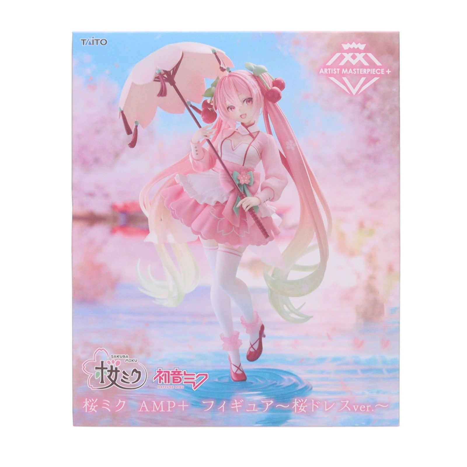 【中古即納】[FIG] 桜ミク キャラクター・ボーカル・シリーズ01 初音ミク AMP+ フィギュア～桜ドレスver.～ プライズ(452000900) タイトー(20260228)