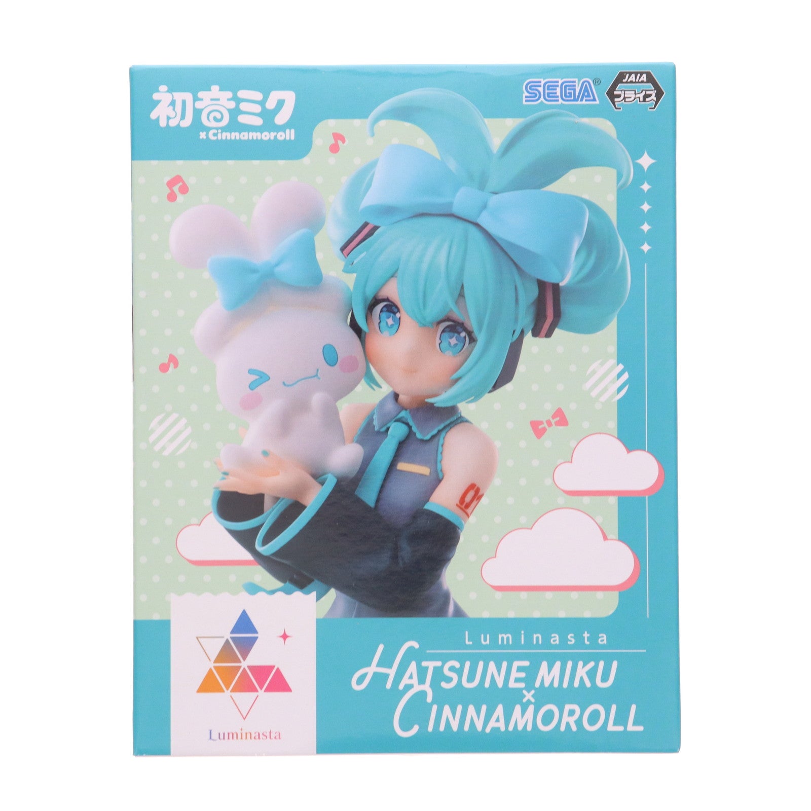 【中古即納】[FIG] 初音ミク×シナモロール 初音ミクシリーズ Luminasta『初音ミク×シナモロール』 フィギュア プライズ(1106449) セガ(20231210)