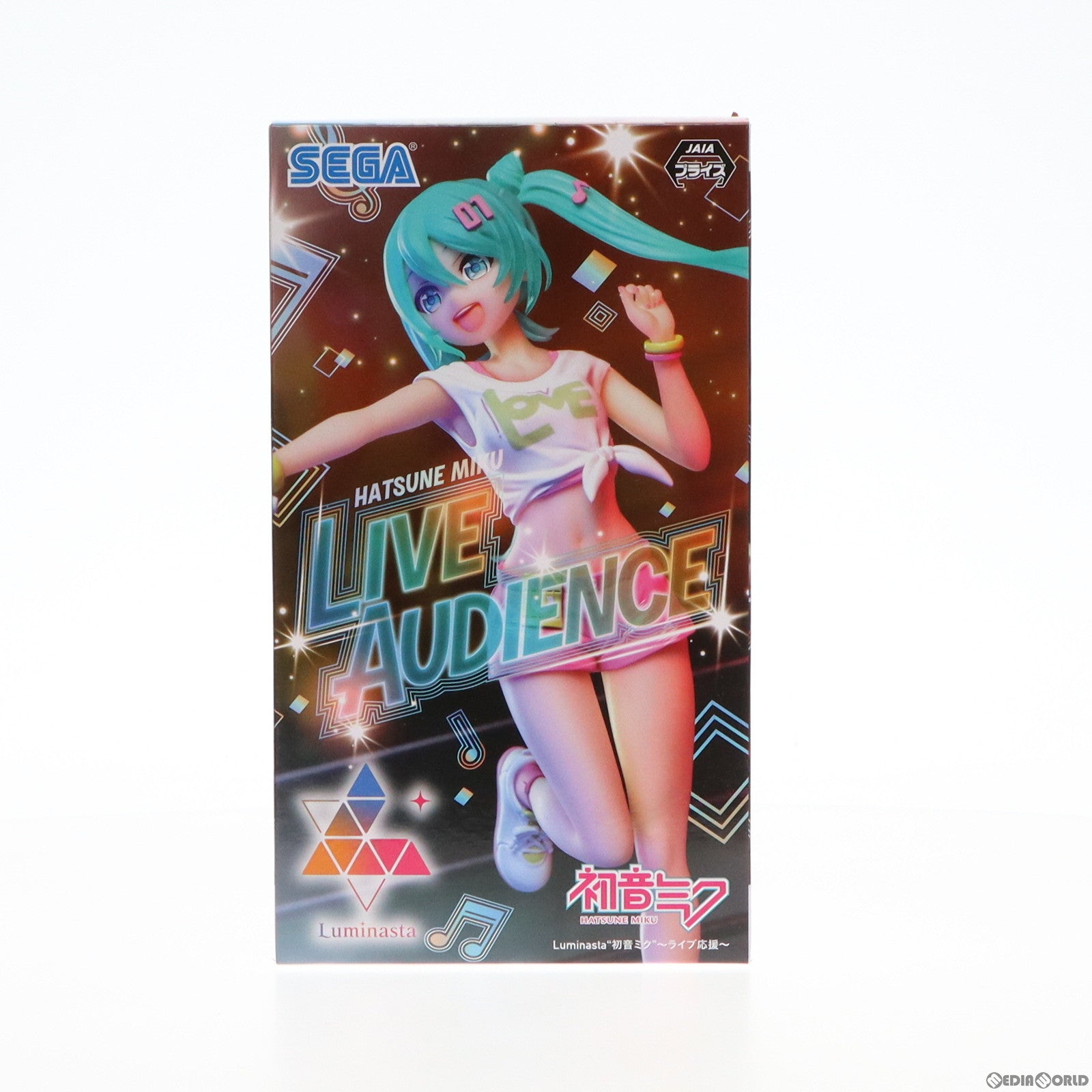 【中古即納】[FIG] 初音ミク～ライブ応援～ キャラクター・ボーカル・シリーズ01 初音ミク Luminasta フィギュア プライズ(1101384) セガ(20230630)