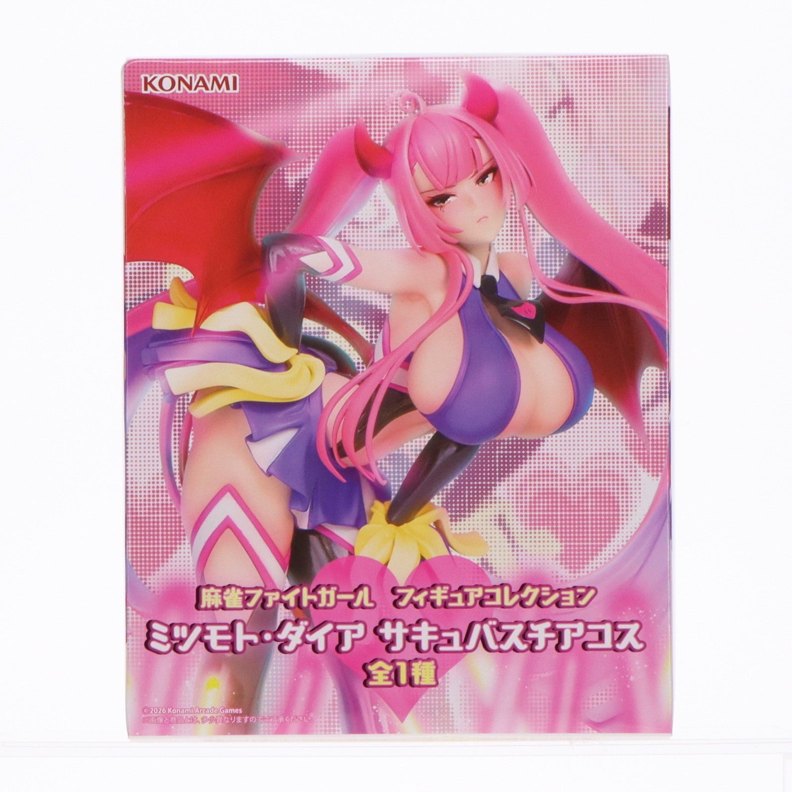 【中古即納】[FIG] ミツモト・ダイア 麻雀ファイトガール フィギュアコレクション ミツモト・ダイア サキュバスチアコス プライズ コナミ(20260226)