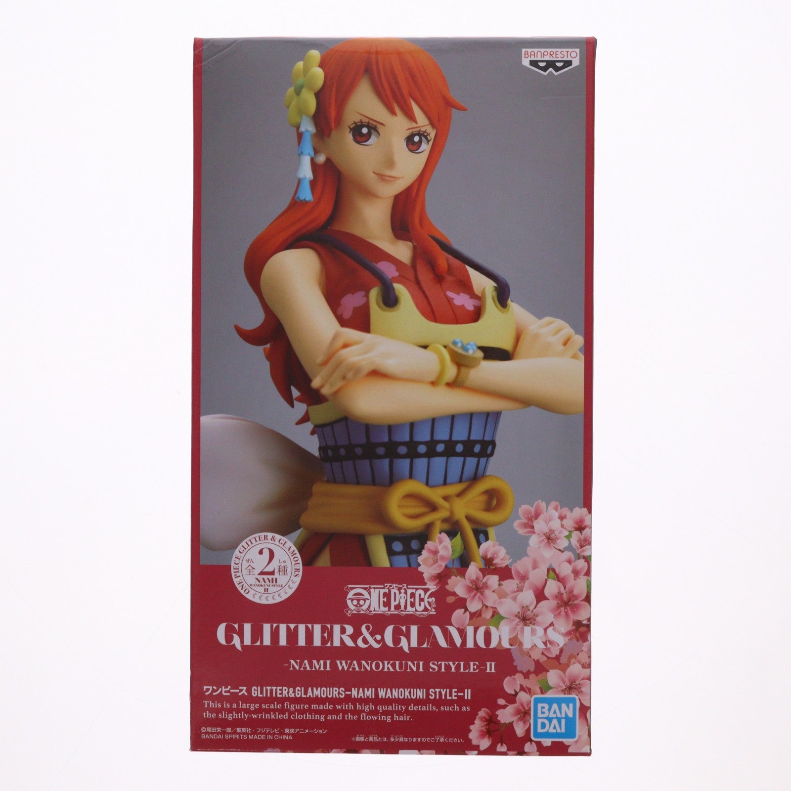 【中古即納】[FIG] ナミ A(衣装レッド) ワンピース GLITTER&GLAMOURS-NAMI WANOKUNI STYLE-II ONE PIECE フィギュア プライズ(2575086) バンプレスト(20220320)