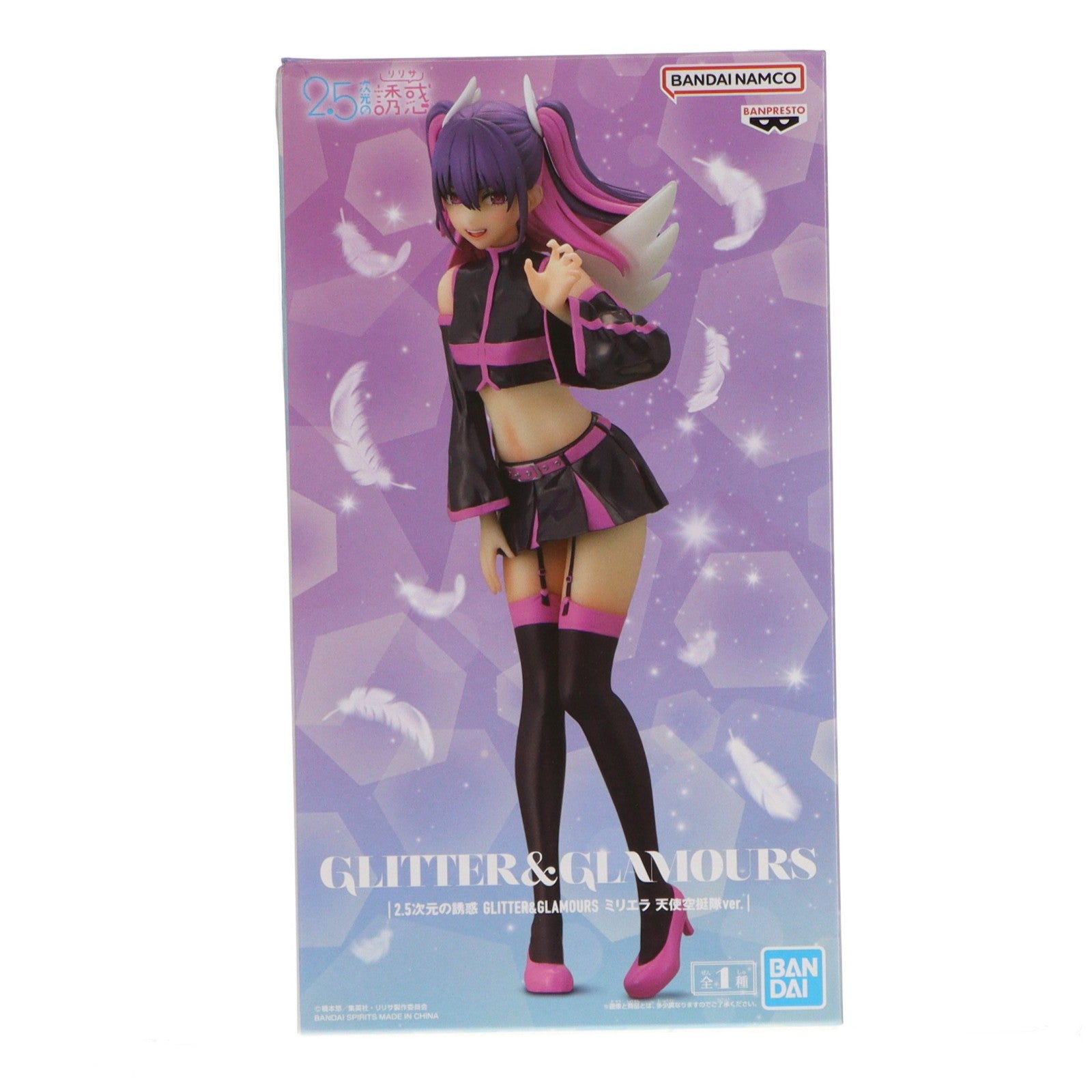 【中古即納】[FIG] 橘美花莉(たちばなみかり)(ミリエラ) 2.5次元の誘惑 GLITTER&GLAMOURS ミリエラ 天使空挺隊ver. フィギュア プライズ(2709522) バンプレスト(20250131)