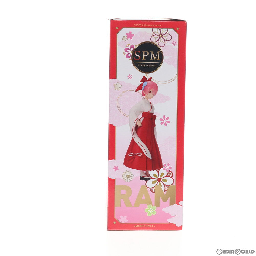 【中古即納】[FIG] ラム -巫女-Style. Re:ゼロから始める異世界生活 スーパープレミアムフィギュア プライズ(1045081) セガ(20201231)