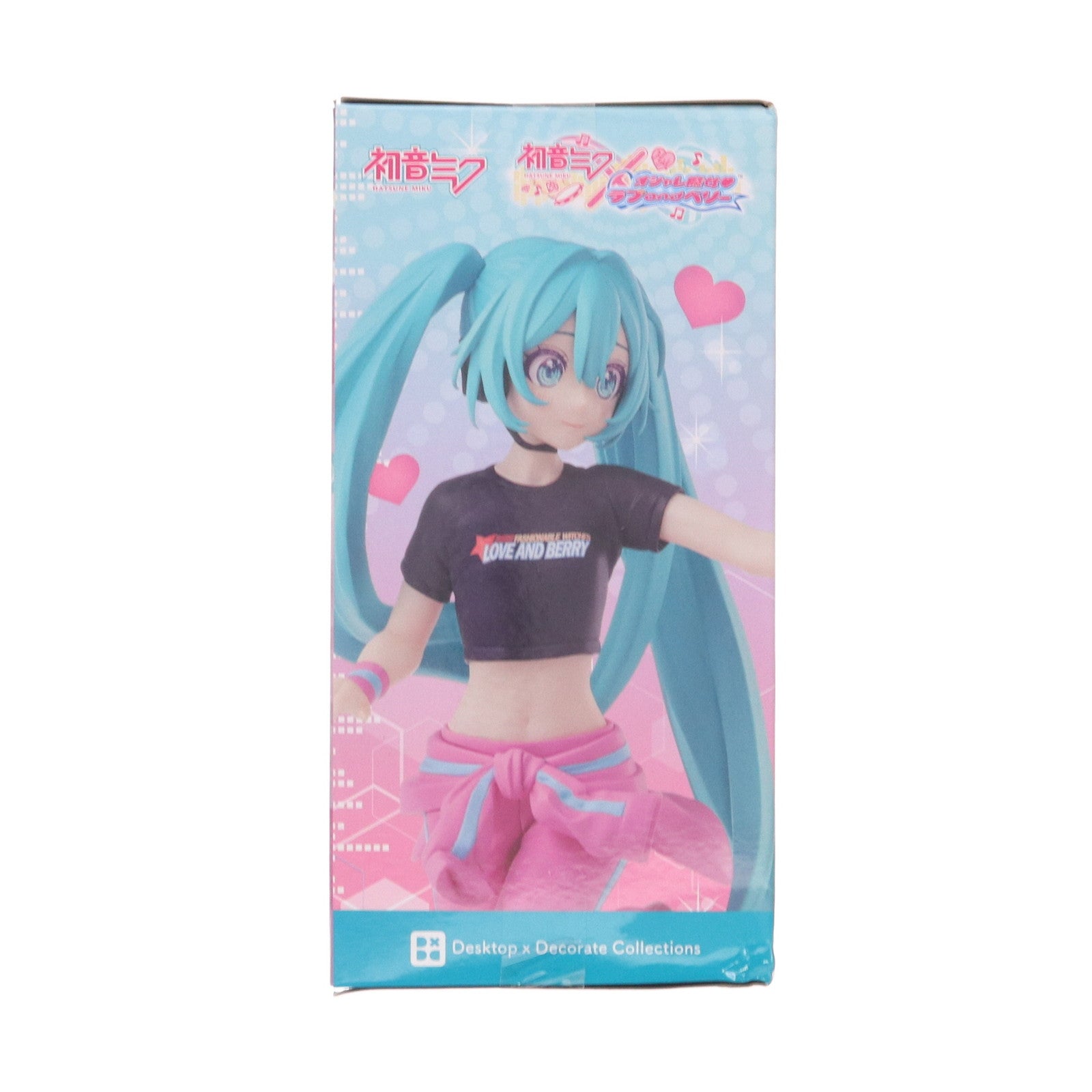 【中古即納】[FIG] 初音ミク(ベリー衣装) 初音ミク×オシャレ魔女 ラブ and ベリー Desktop×Decorate Collections『初音ミク』ベリー衣装Ver. フィギュア プライズ(1118406) セガ(20250627)