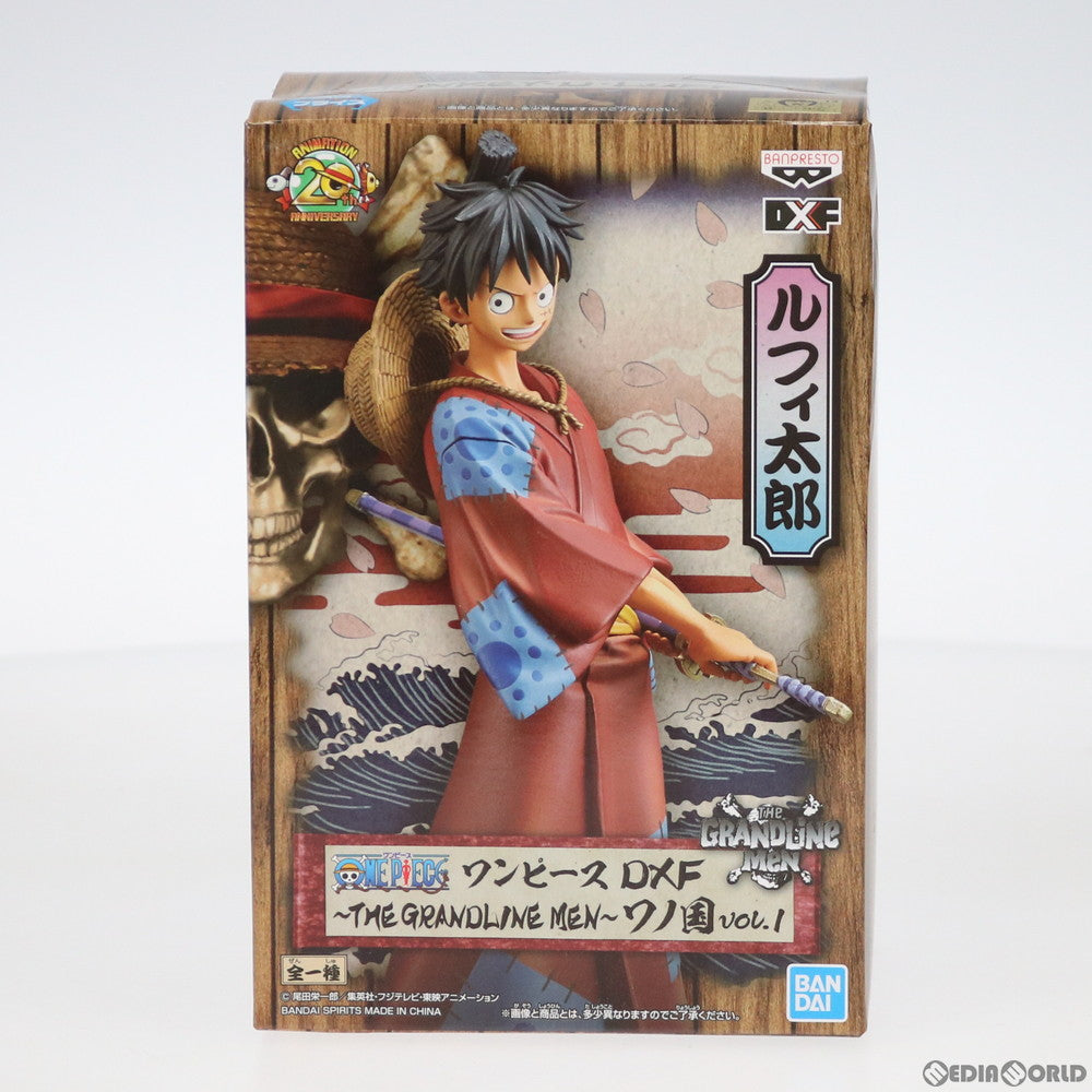【中古即納】[FIG] モンキー・D・ルフィ ワンピース DXF～THE GRANDLINE MEN～ワノ国 vol.1 ONE PIECE フィギュア プライズ(39758) バンプレスト(20191020)