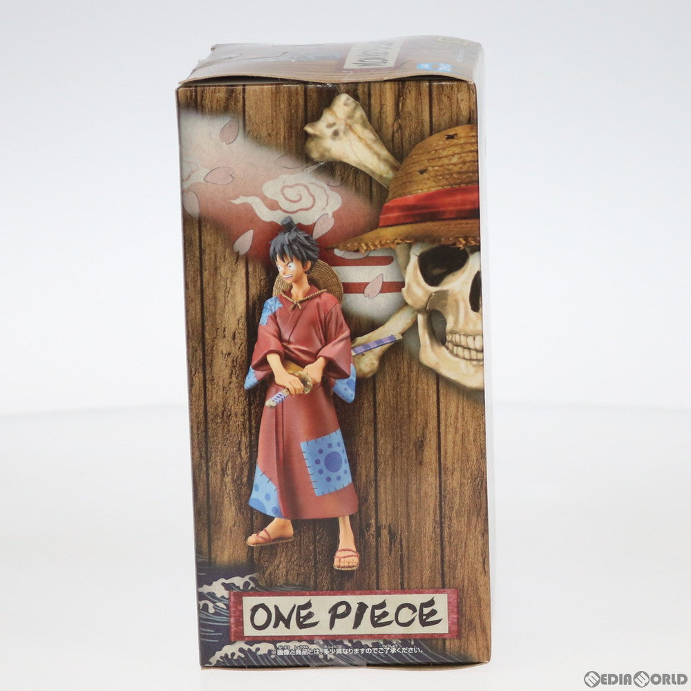 【中古即納】[FIG] モンキー・D・ルフィ ワンピース DXF～THE GRANDLINE MEN～ワノ国 vol.1 ONE PIECE フィギュア プライズ(39758) バンプレスト(20191020)