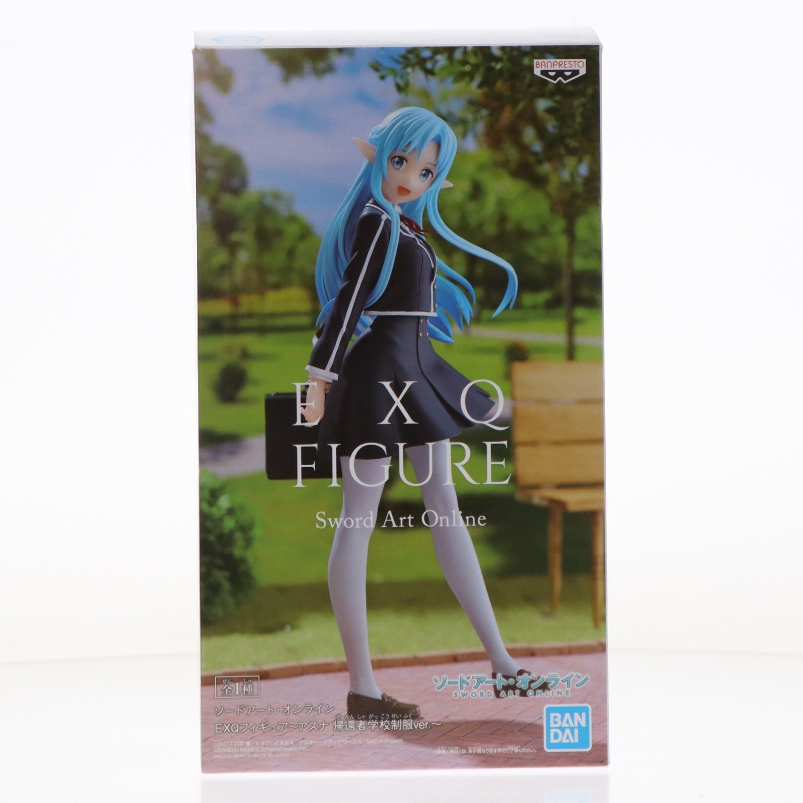 【中古即納】[FIG] アスナ ソードアート・オンライン EXQフィギュア～アスナ 帰還者学校制服ver.～ プライズ(39991) バンプレスト(20191231)