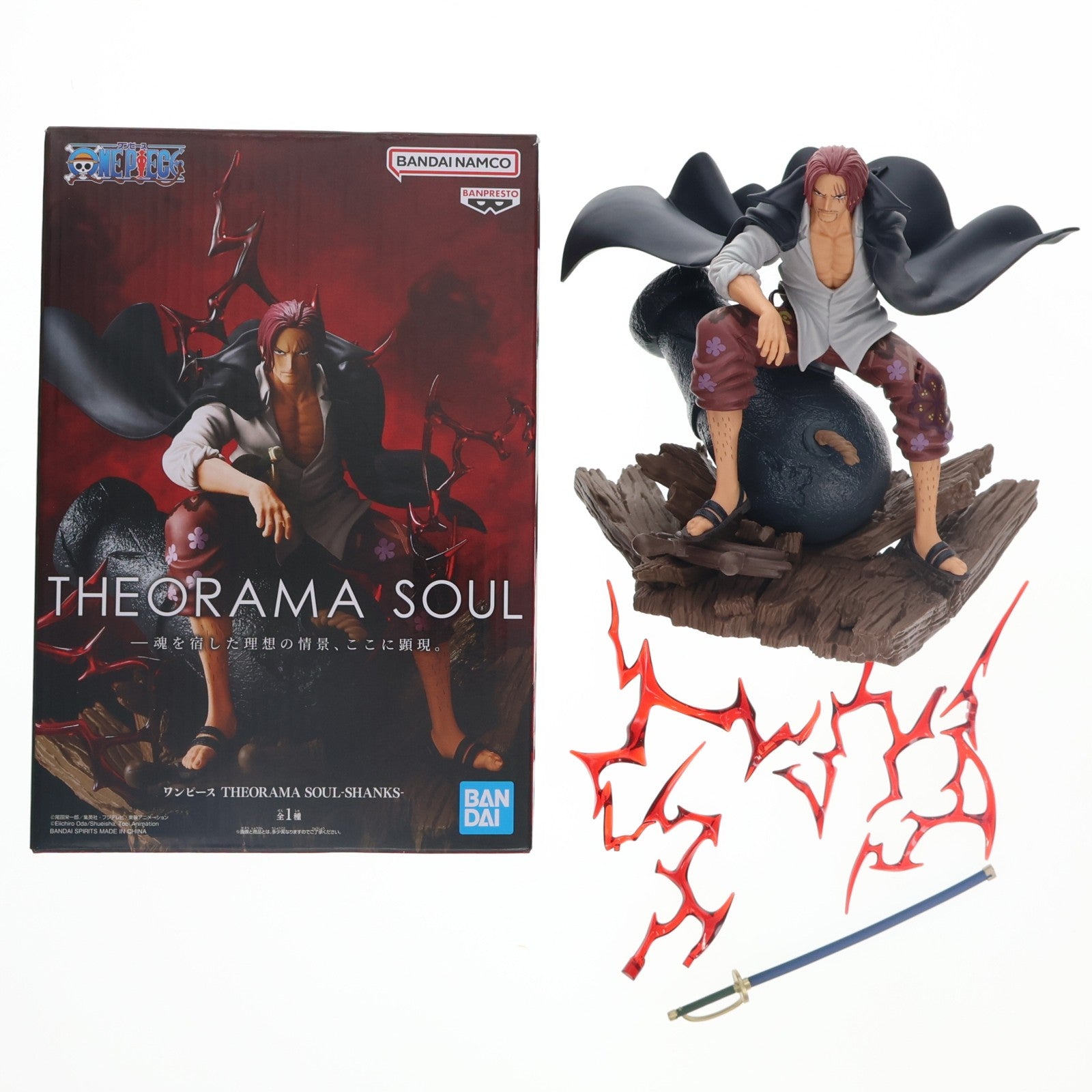 【中古即納】[FIG] シャンクス ワンピース THEORAMA SOUL-SHANKS- ONE PIECE フィギュア プライズ(2828454) バンプレスト(20260312)