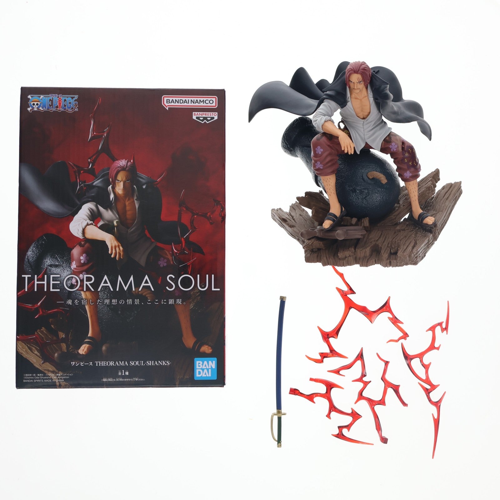 【中古即納】[FIG] シャンクス ワンピース THEORAMA SOUL-SHANKS- ONE PIECE フィギュア プライズ(2828454) バンプレスト(20260312)