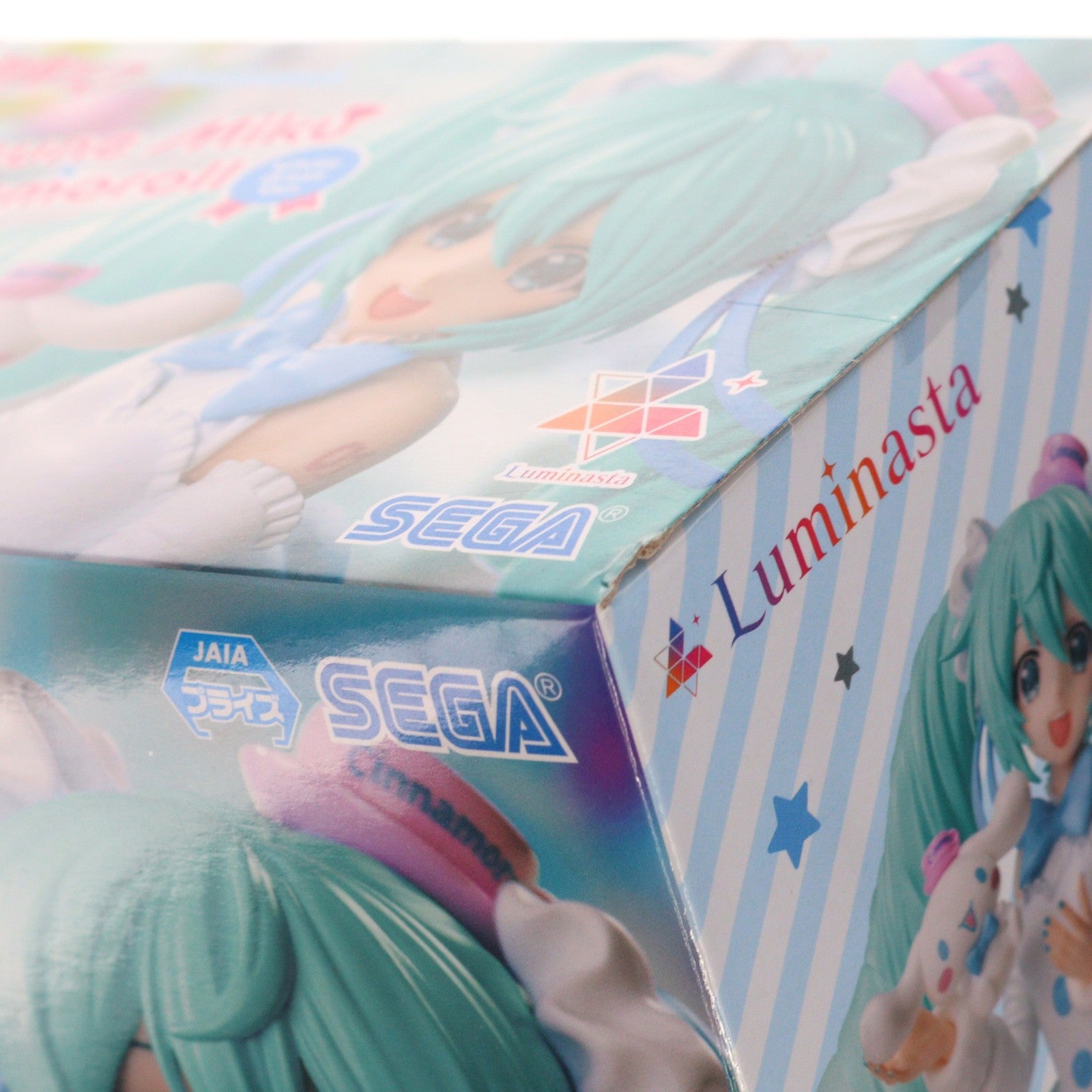 【中古即納】[FIG] 初音ミク×シナモロール 初音ミクシリーズ Luminasta『初音ミク×シナモロール』ホワイトドレスVer. フィギュア プライズ(1115674) セガ(20241231)