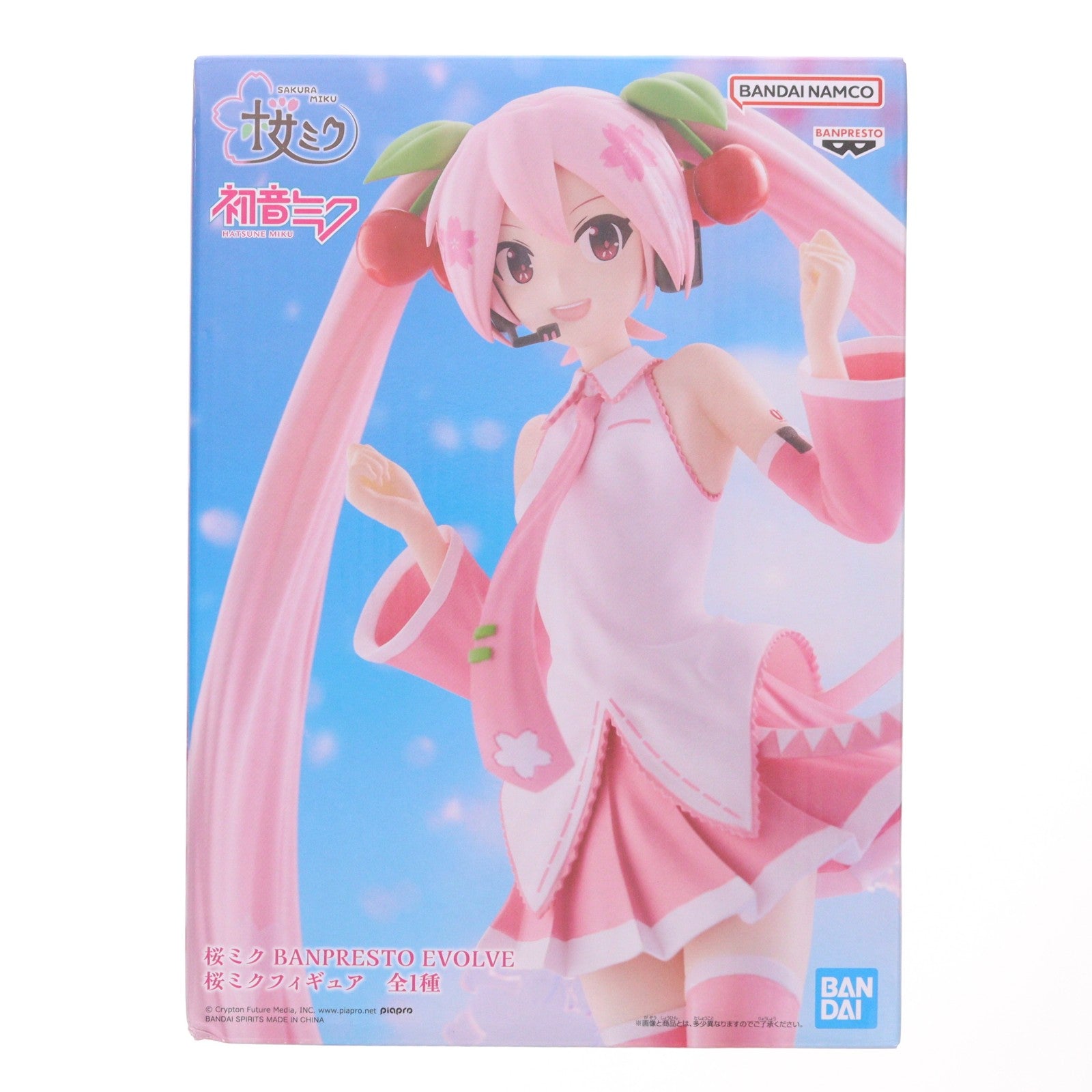 【中古即納】[FIG] 桜ミク 初音ミク BANPRESTO EVOLVE 桜ミクフィギュア プライズ(2816158) バンプレスト(20260428)