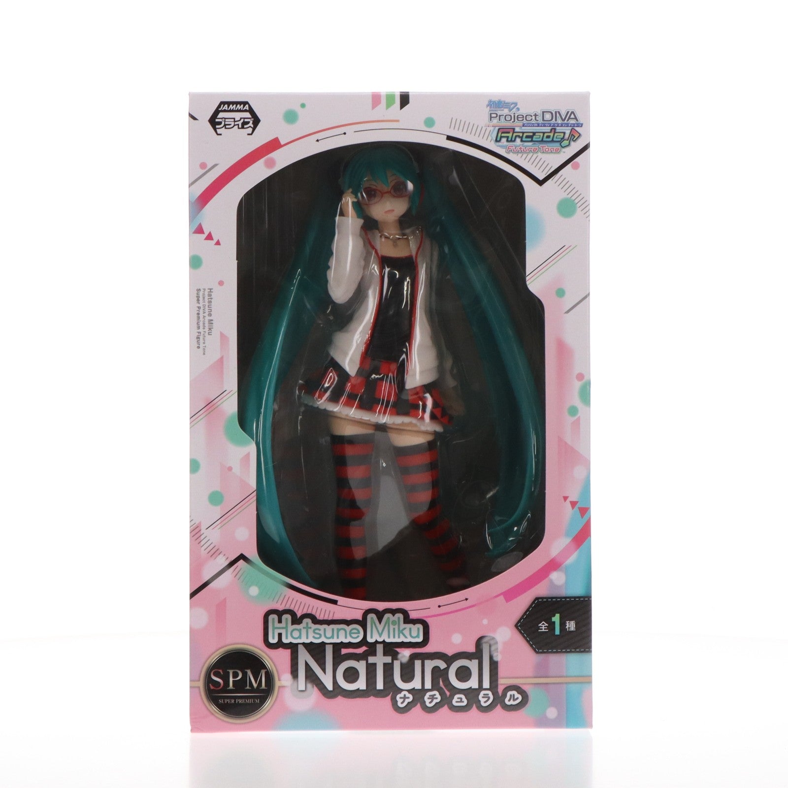 【中古即納】[FIG] 初音ミク ナチュラル 初音ミク Project DIVA Arcade Future Tone スーパープレミアムフィギュア プライズ(1010463) セガ(20150810)