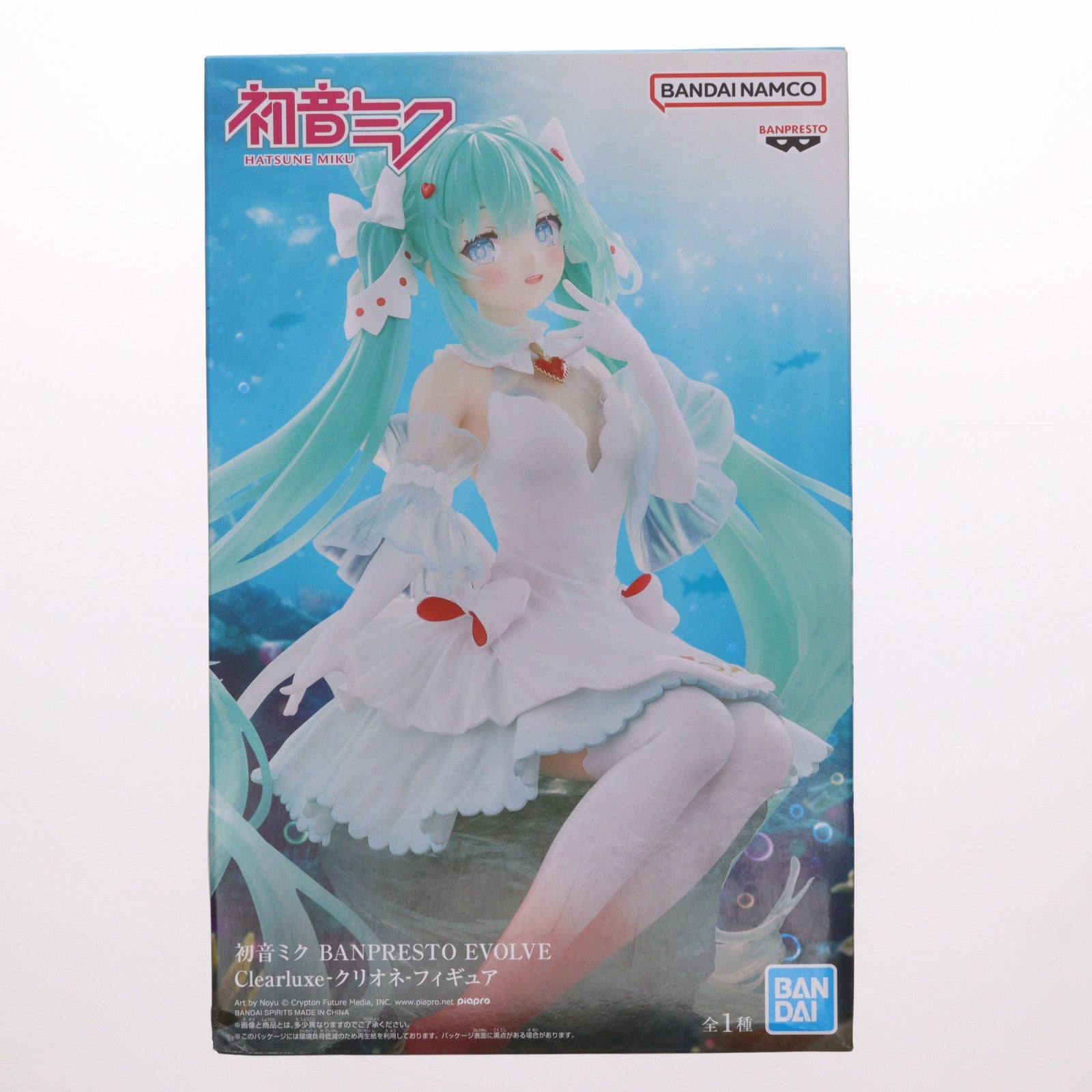 【中古即納】[FIG] 初音ミク キャラクター・ボーカル・シリーズ01 初音ミク BANPRESTO EVOLVE Clearluxe-クリオネ-フィギュア プライズ(2789760) バンプレスト(20250827)