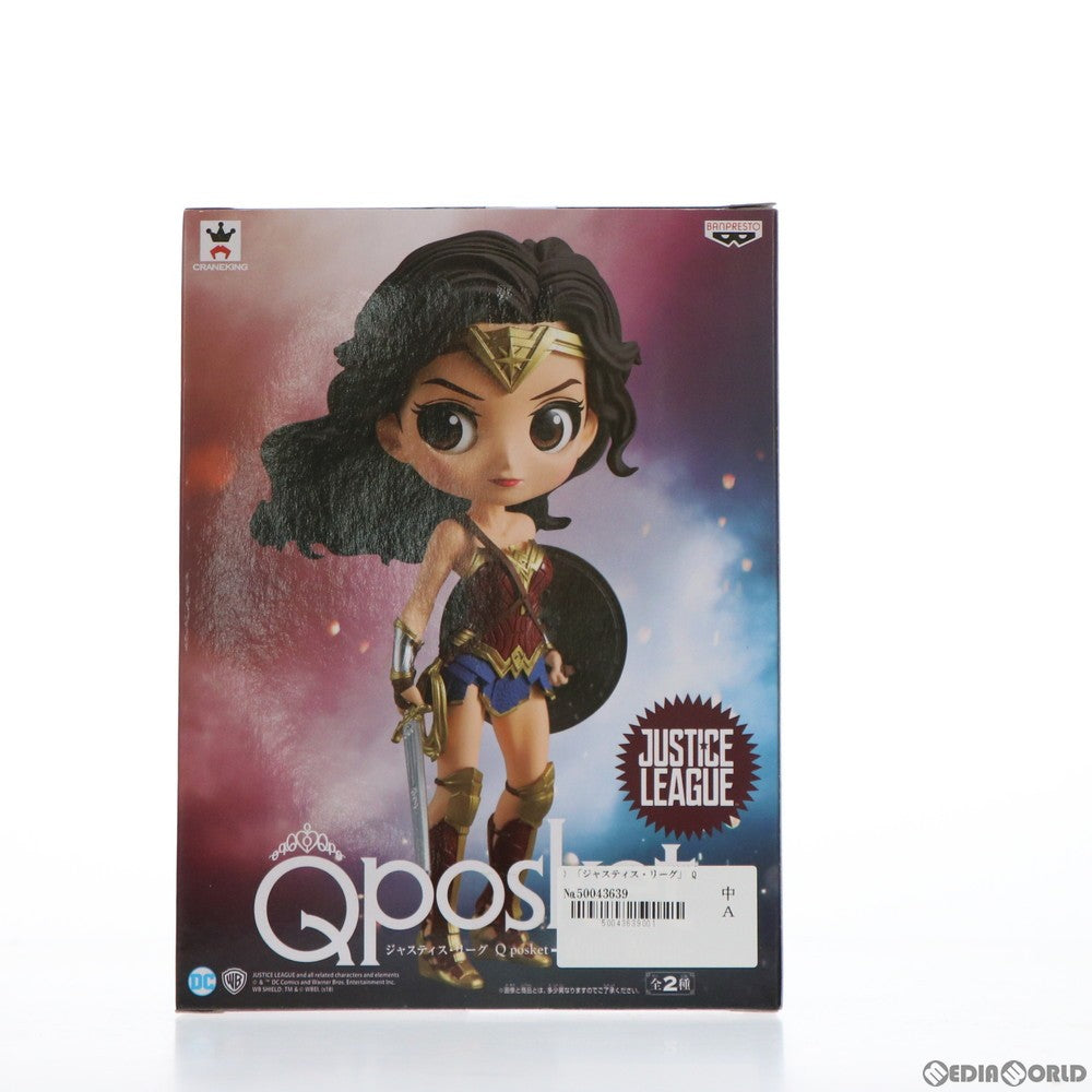 【中古即納】[FIG] ワンダーウーマン(ノーマルカラー) ジャスティス・リーグ Q posket-Wonder Woman- フィギュア プライズ(38121) バンプレスト(20180228)