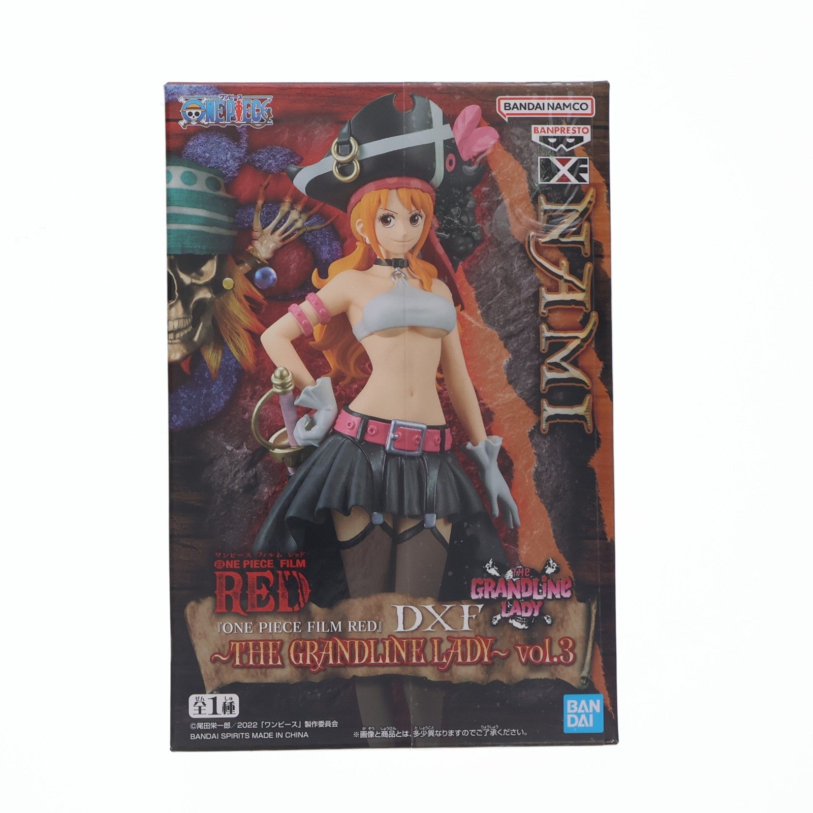 【中古即納】[FIG] ナミ ワンピース FILM RED DXF～THE GRANDLINE LADY～vol.3 ONE PIECE フィギュア プライズ(2618322) バンプレスト(20221010)