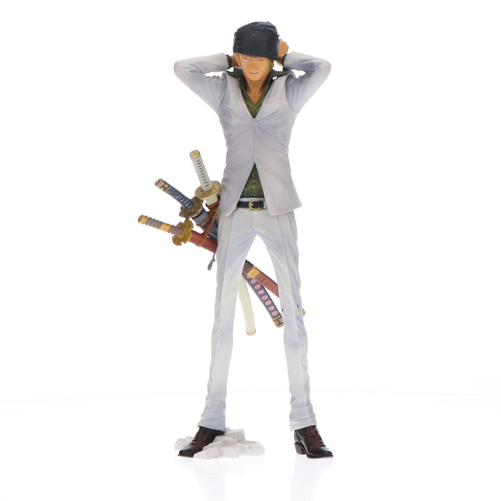 【中古即納】[FIG] ロロノア・ゾロ(ホワイト) ワンピース KING OF ARTIST THE RORONOA.ZORO-WHITE&PURPLE ver.- ONE PIECE フィギュア プライズ(38073) バンプレスト(20171219)
