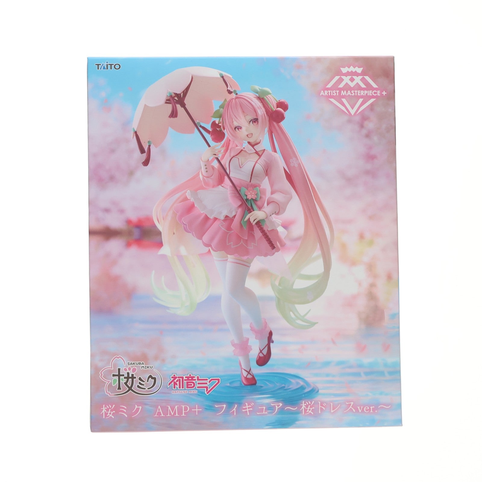 【中古即納】[FIG] 桜ミク キャラクター・ボーカル・シリーズ01 初音ミク AMP+ フィギュア～桜ドレスver.～ プライズ(452000900) タイトー(20260228)