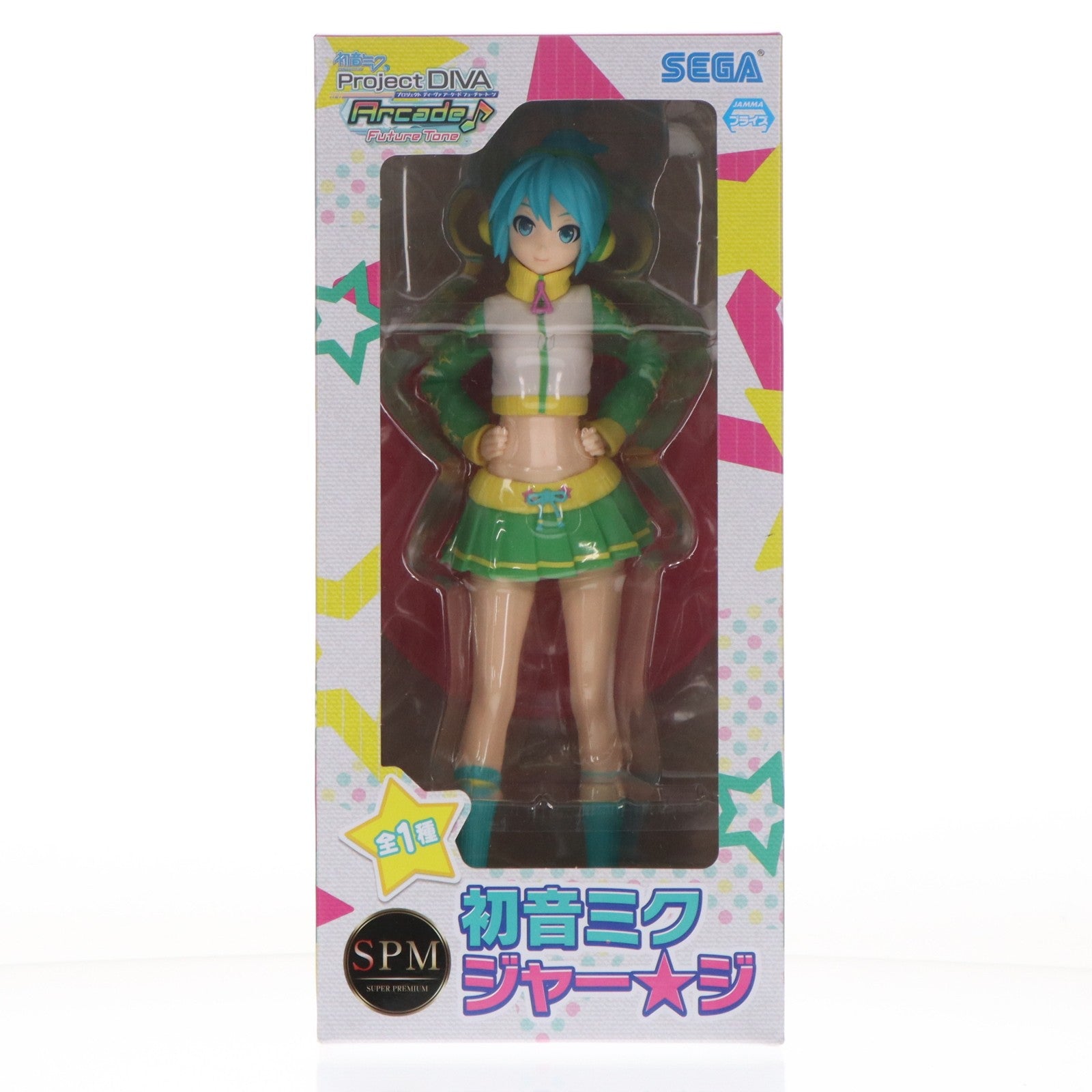 【中古即納】[FIG] 初音ミク(ジャー★ジ) 初音ミク Project DIVA Arcade Future Tone スーパープレミアムフィギュア プライズ(1026805) セガ(20180720)