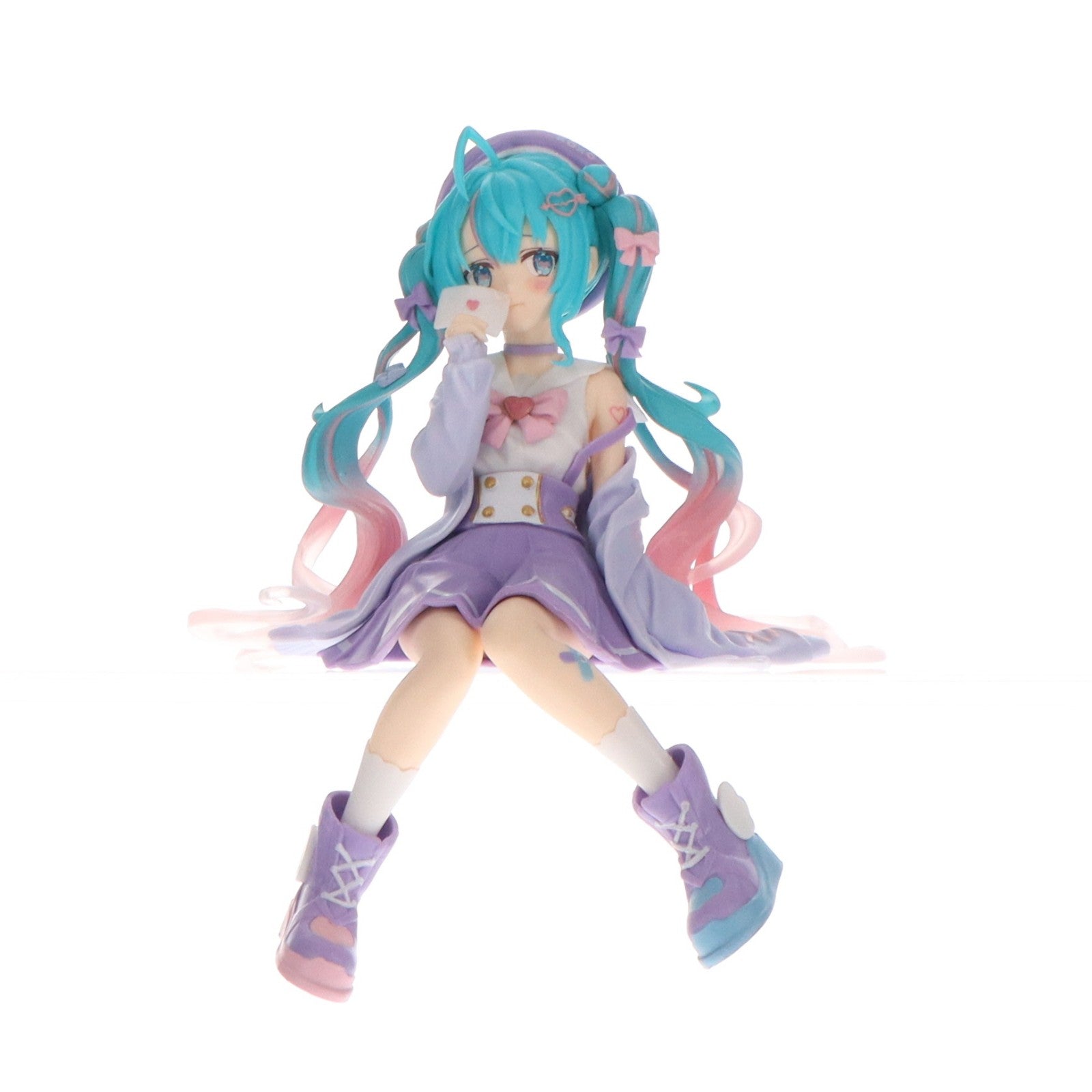 【中古即納】[FIG] 初音ミク キャラクター・ボーカル・シリーズ01 初音ミク ぬーどるストッパーフィギュア-恋するセーラー服 パープルver.- プライズ(AMU-PRZ14875) フリュー(20230430)