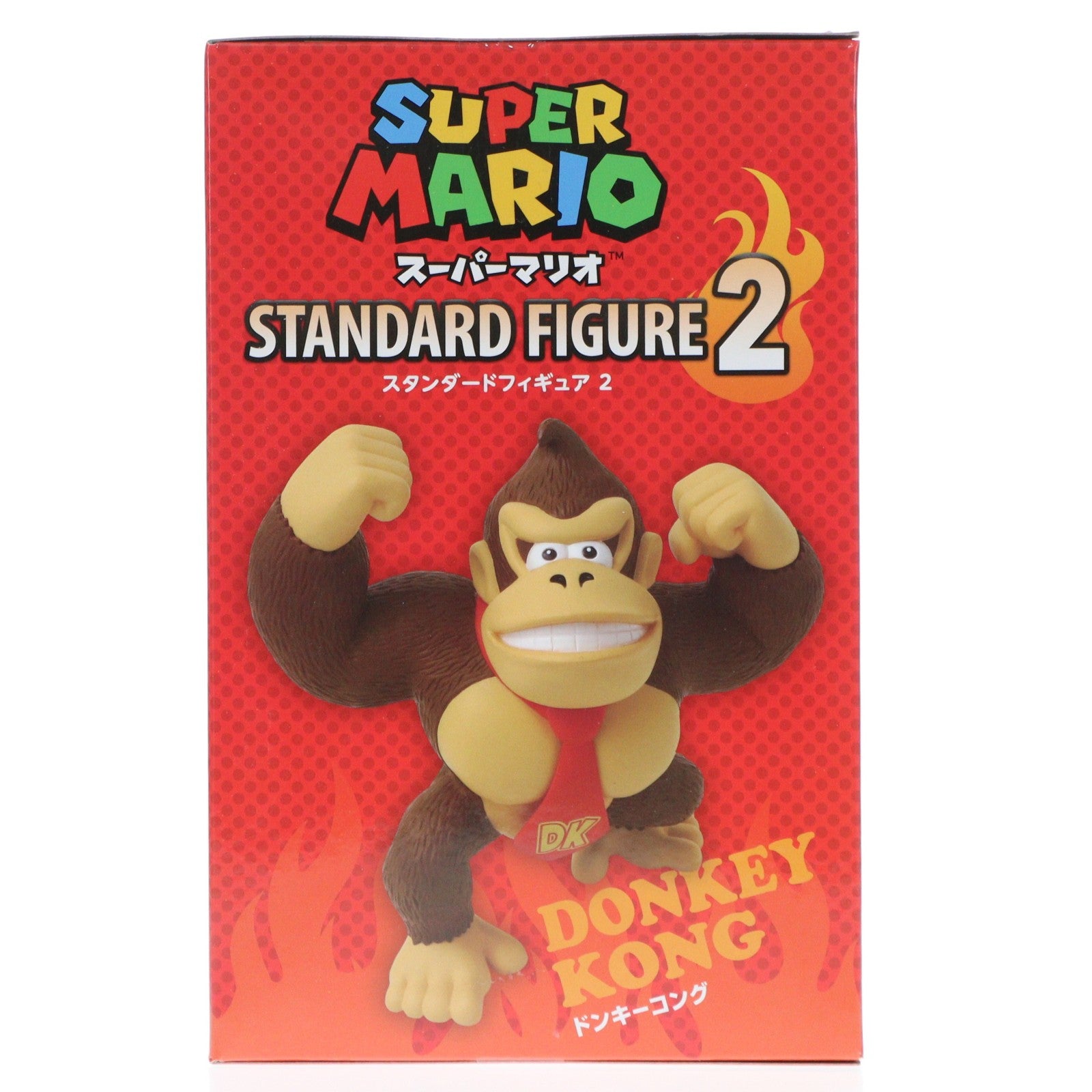 【中古即納】[FIG] ファイアマリオ＆キノピオ スーパーマリオ スタンダードフィギュア2 プライズ 日本オート玩具(19991231)