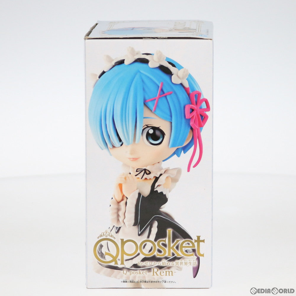 【中古即納】[FIG] レム A(ブルー) Q posket-Rem- Re:ゼロから始める異世界生活 フィギュア プライズ(39788) バンプレスト(20191010)
