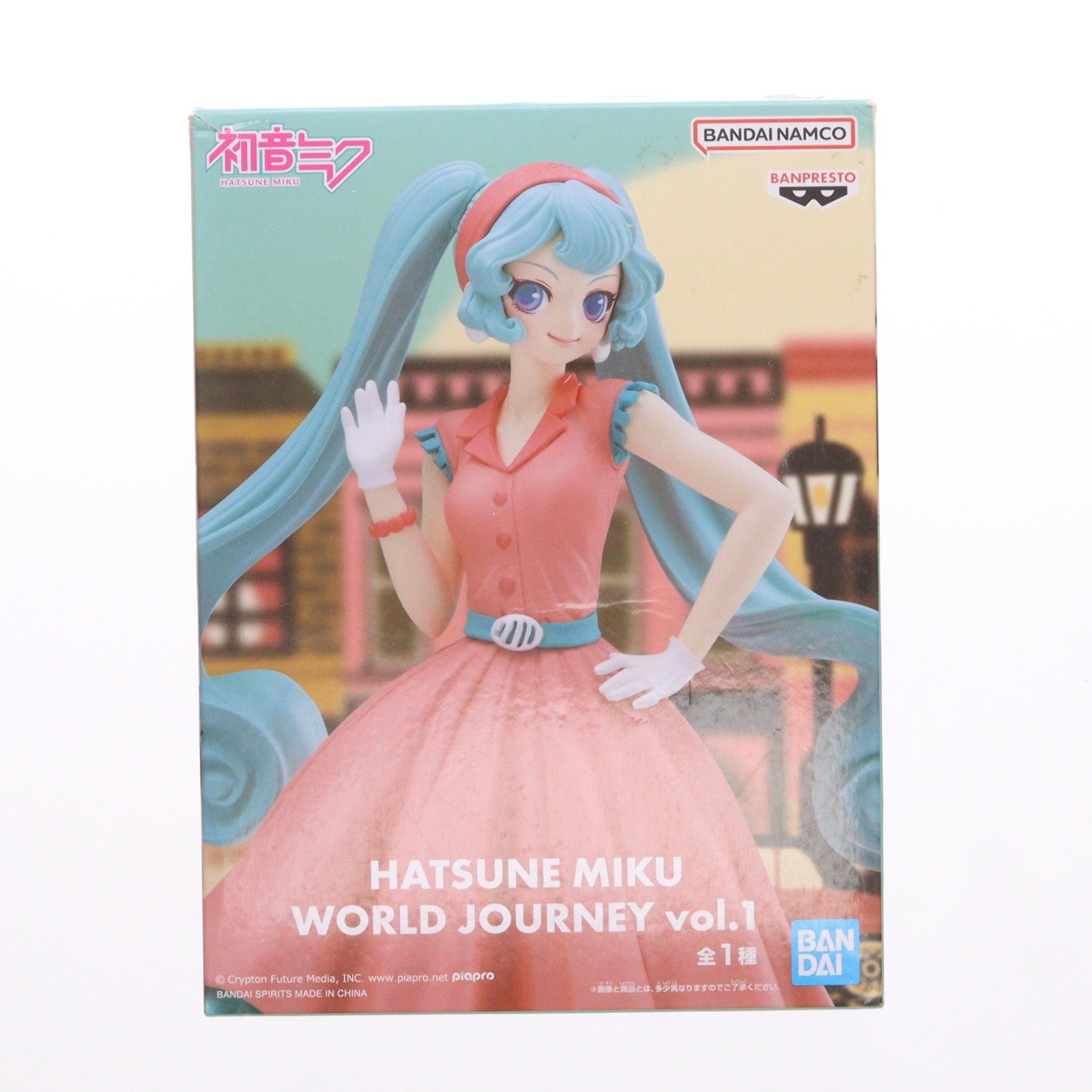 【中古即納】[FIG] 初音ミク HATSUNE MIKU WORLD JOURNEY vol.1 フィギュア プライズ(2559711) バンプレスト(20231120)