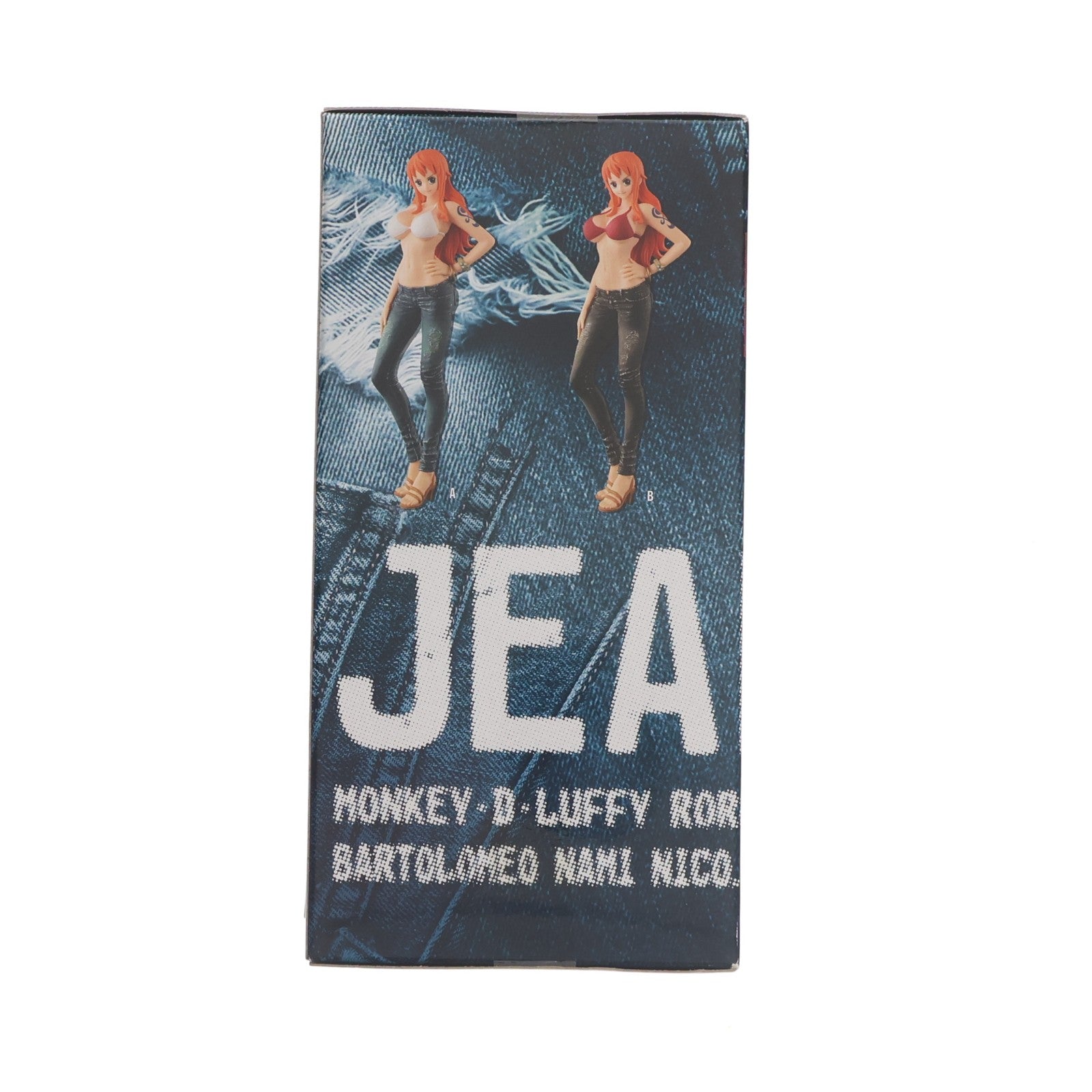 【中古即納】[FIG] ナミ(ホワイト&ブルー) ワンピース JEANS FREAK vol.2 ONE PIECE フィギュア プライズ(36102) バンプレスト(20160121)