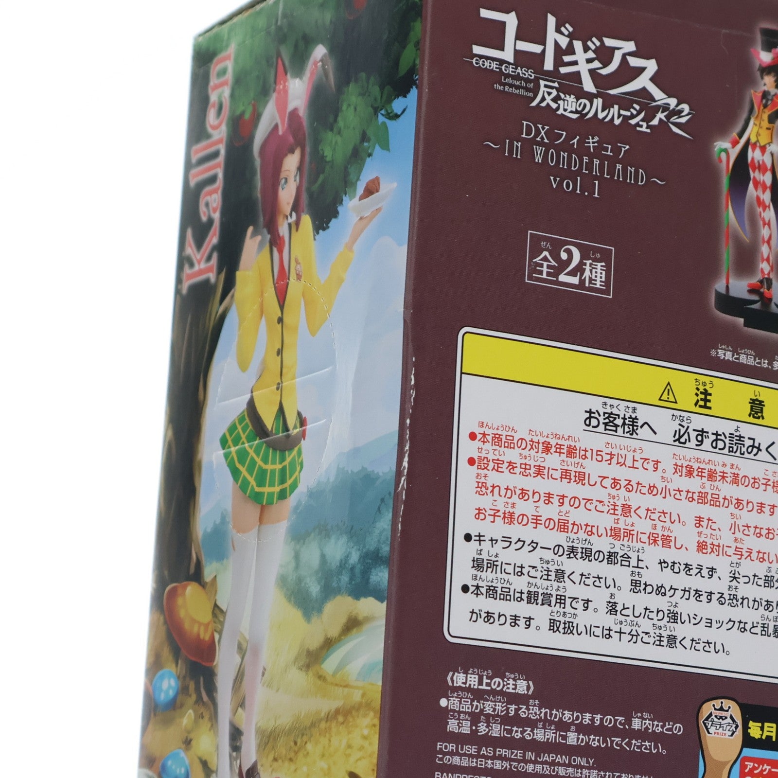 【中古即納】[FIG] 紅月カレン(こうづきかれん) DXフィギュア～IN WONDERLAND～vol.1 コードギアス 反逆のルルーシュR2 プライズ(48055) バンプレスト(20120920)