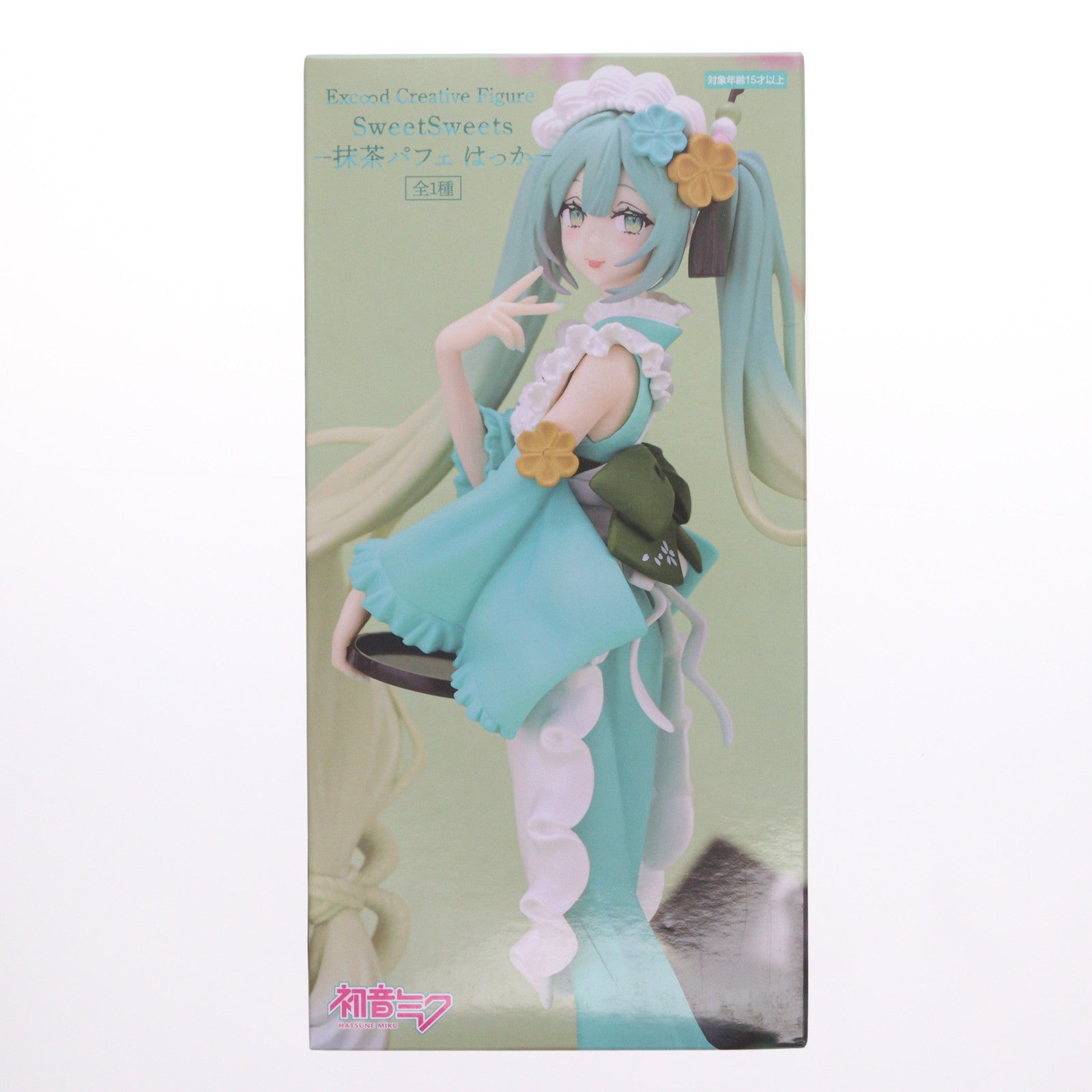 【中古即納】[FIG] 初音ミク Exc∞d Creative Figure SweetSweets-抹茶パフェ はっか- キャラクター・ボーカル・シリーズ01 初音ミク フィギュア プライズ(AMU-PRZ17284) フリュー(20240810)