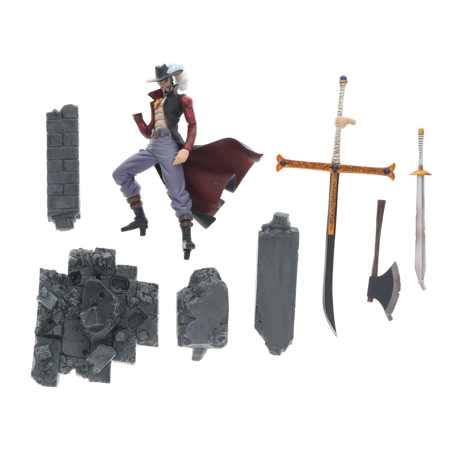 【中古即納】[FIG] ジュラキュール・ミホーク ワンピース SCultures 造形王頂上決戦 vol.2 ONE PIECE フィギュア プライズ(48057) バンプレスト(20120920)