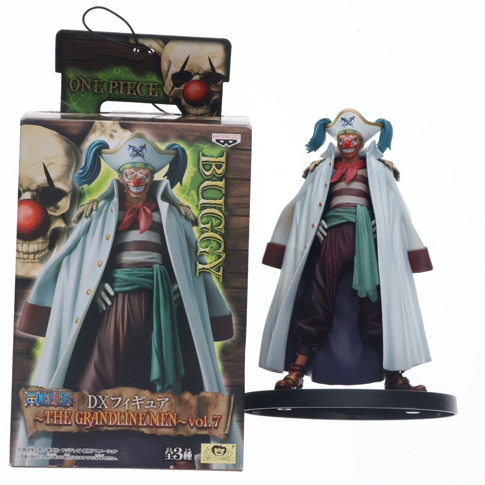 【中古即納】[FIG] バギー ワンピース DXフィギュア～THE GRANDLINE MEN～vol.7 ONE PIECE プライズ(47261) バンプレスト(20110331)