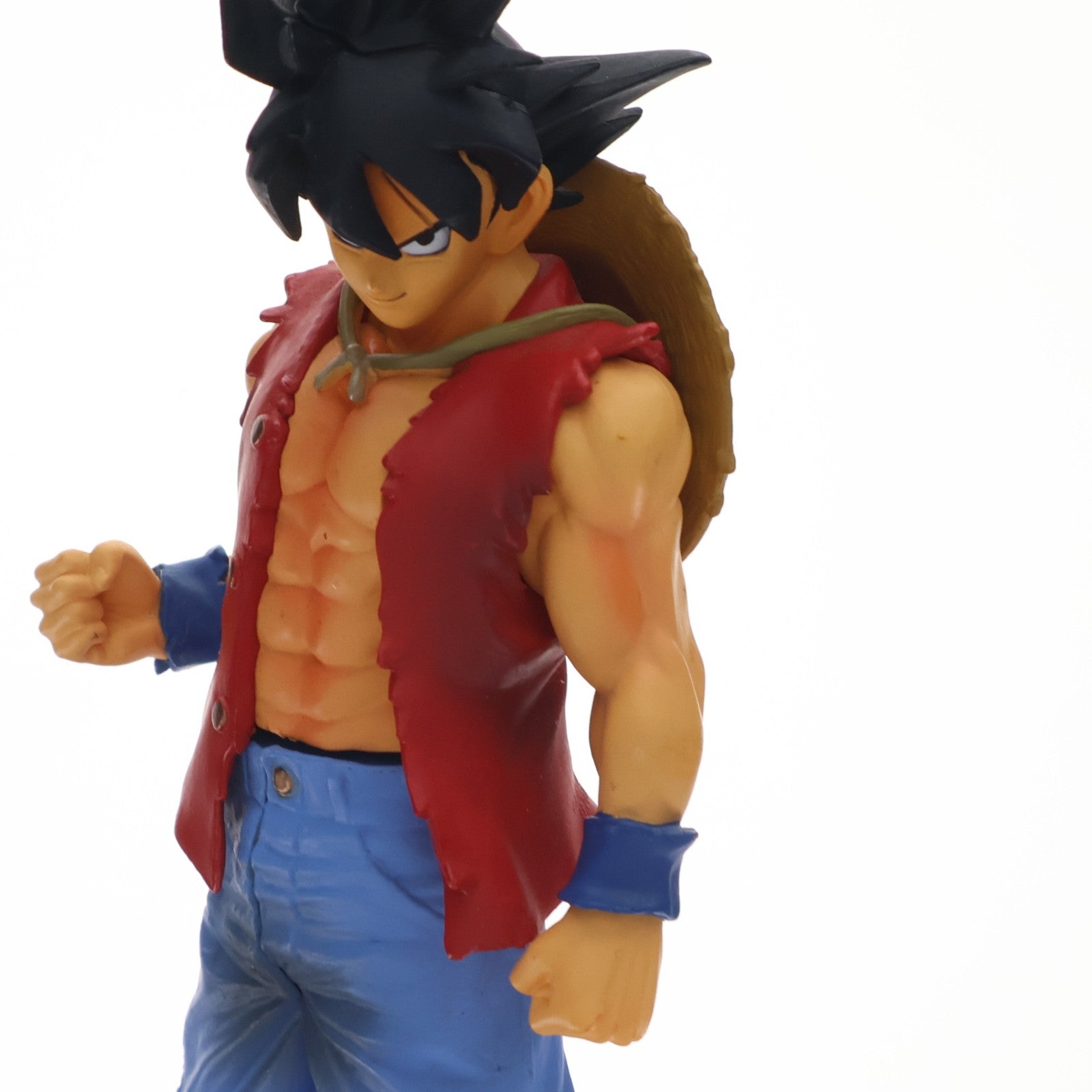 【中古即納】[FIG] 孫悟空(ルフィスタイル) ドラゴンボールZ×ONE PIECE(ワンピース) DX組立式フィギュア プライズ(45390) バンプレスト(20081130)