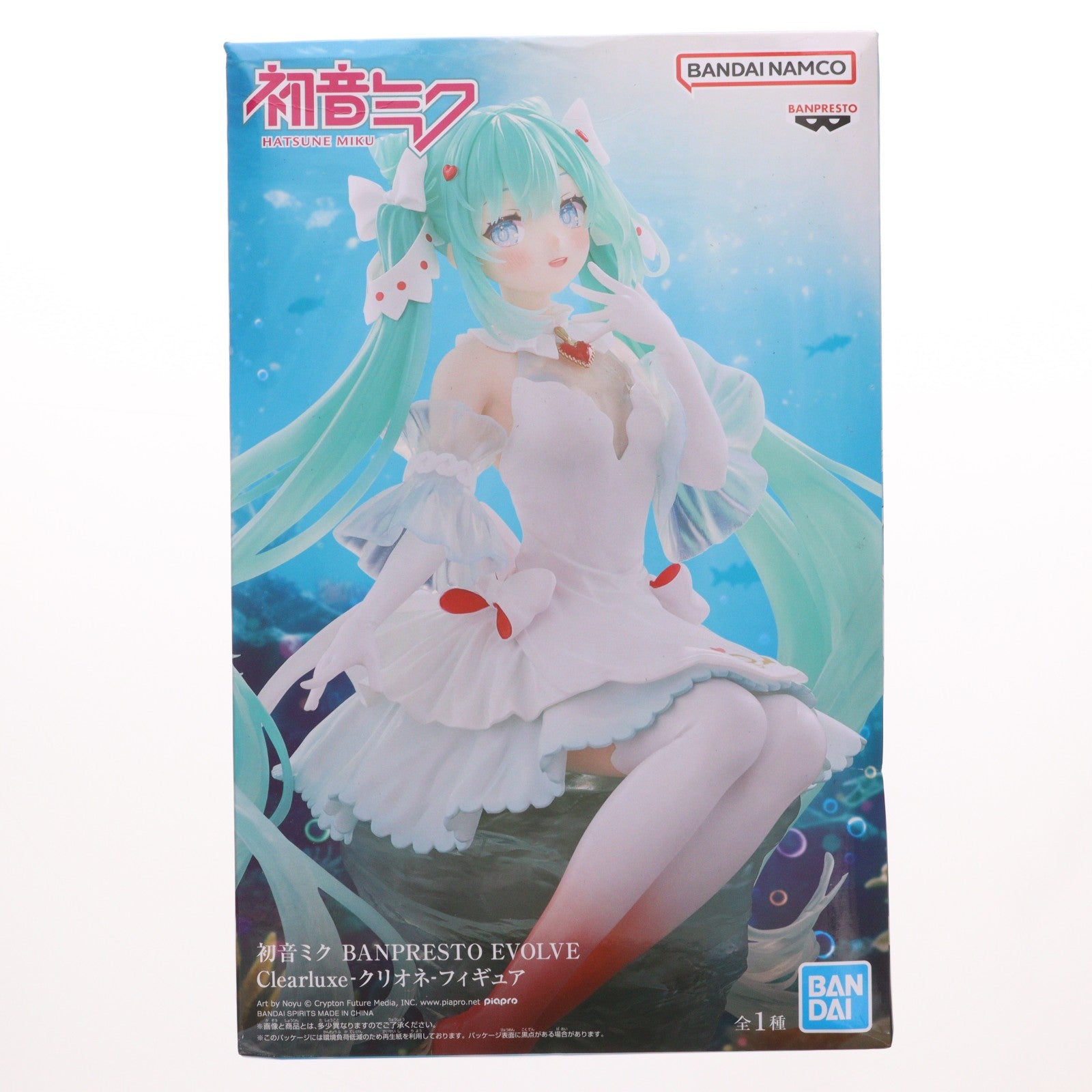 【中古即納】[FIG] 初音ミク キャラクター・ボーカル・シリーズ01 初音ミク BANPRESTO EVOLVE Clearluxe-クリオネ-フィギュア プライズ(2789760) バンプレスト(20250827)