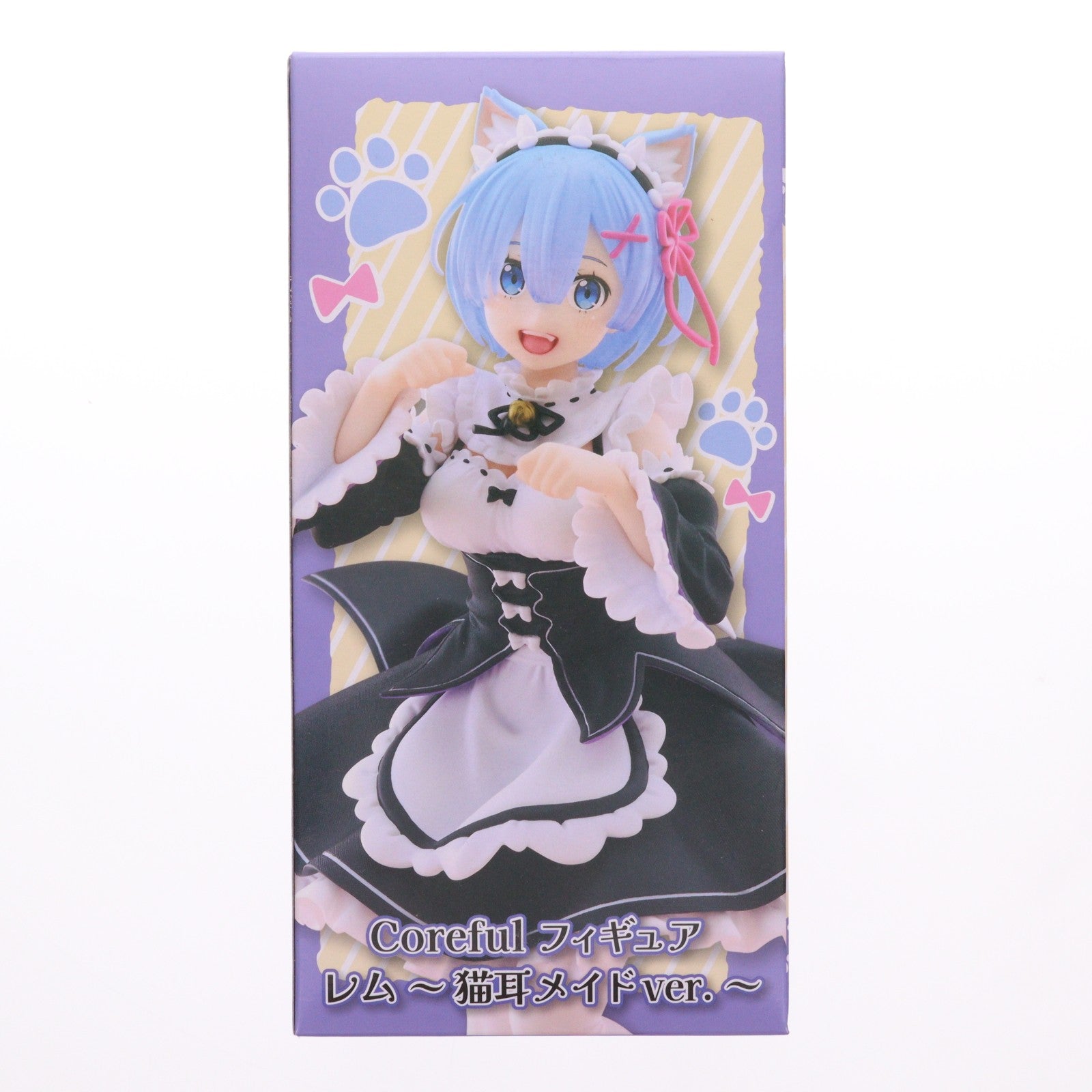 【中古即納】[FIG] レム Re:ゼロから始める異世界生活 Coreful フィギュア レム～猫耳メイドver.～ フィギュア プライズ(451791700) タイトー(20240930)