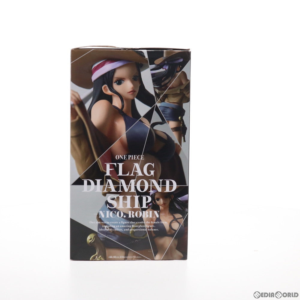 【中古即納】[FIG] ニコ・ロビン ワンピース FLAG DIAMOND SHIP-NICO.ROBIN- ONE PIECE フィギュア プライズ(38143) バンプレスト(20180323)