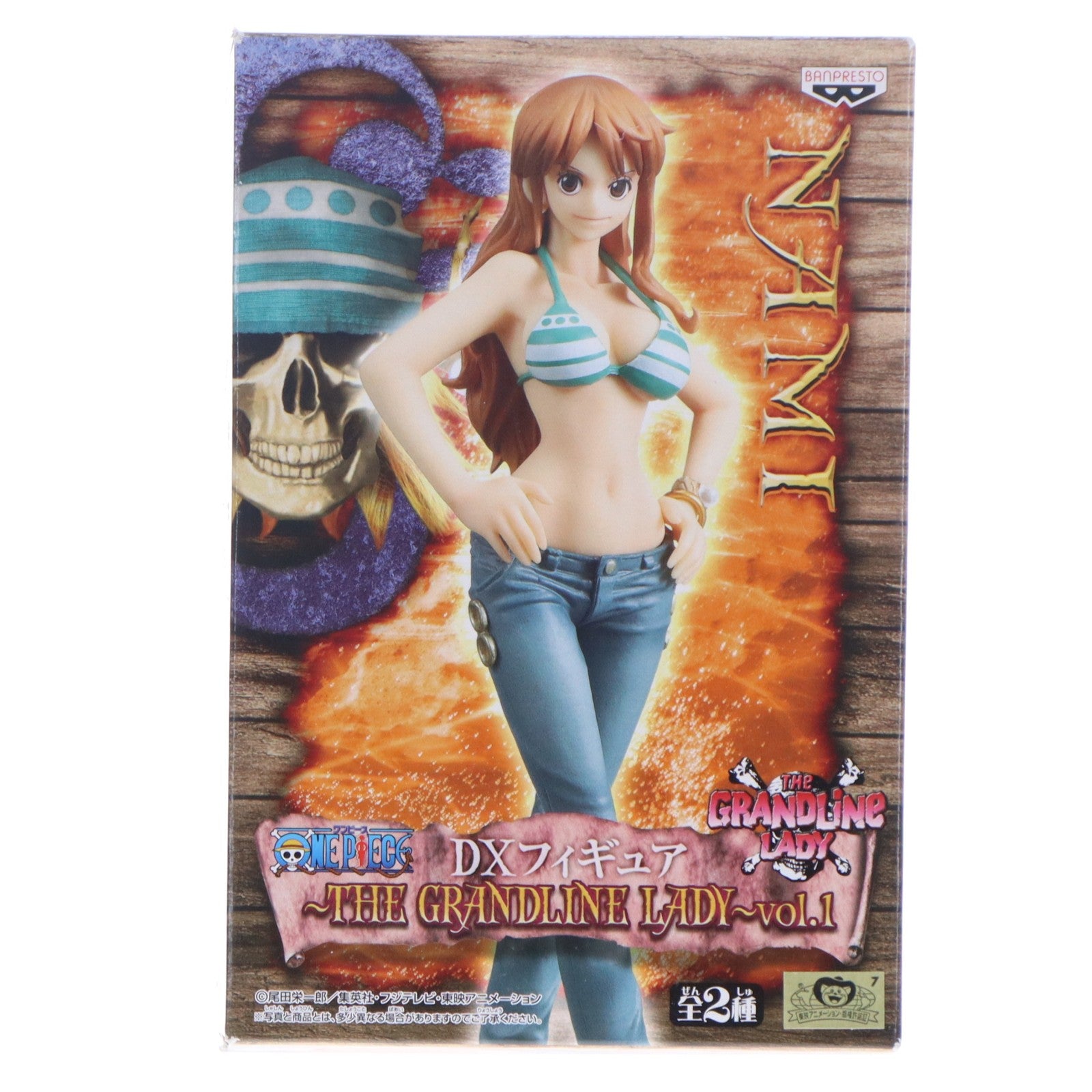 【中古即納】[FIG] ナミ ワンピース DXフィギュア～THE GRANDLINE LADY～vol.1 ONE PIECE プライズ(47563) バンプレスト(20111130)