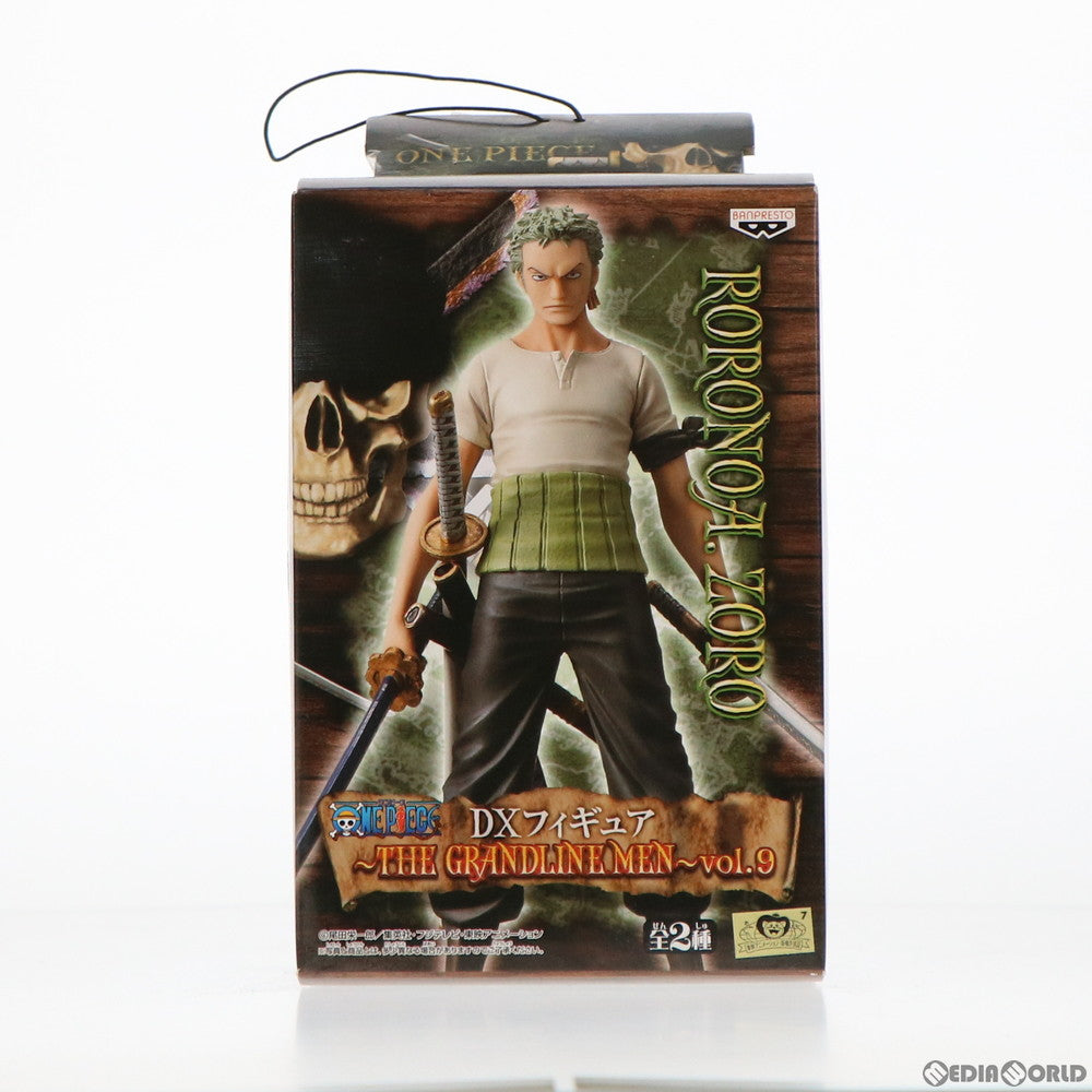 【中古即納】[FIG] ロロノア・ゾロ ワンピース DXフィギュア～THE GRANDLINE MEN～vol.9 ONE PIECE プライズ(47502) バンプレスト(20110930)