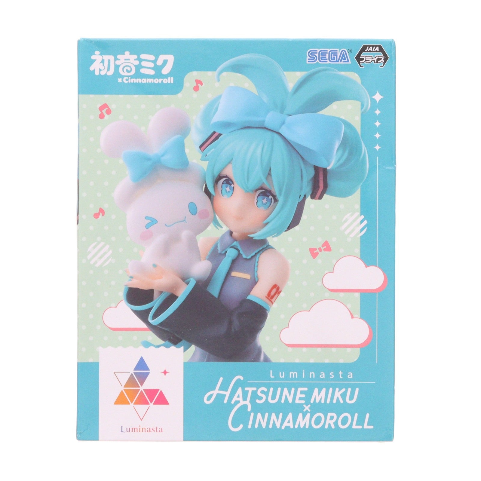 【中古即納】[FIG] 初音ミク×シナモロール 初音ミクシリーズ Luminasta『初音ミク×シナモロール』 フィギュア プライズ(1106449) セガ(20231210)