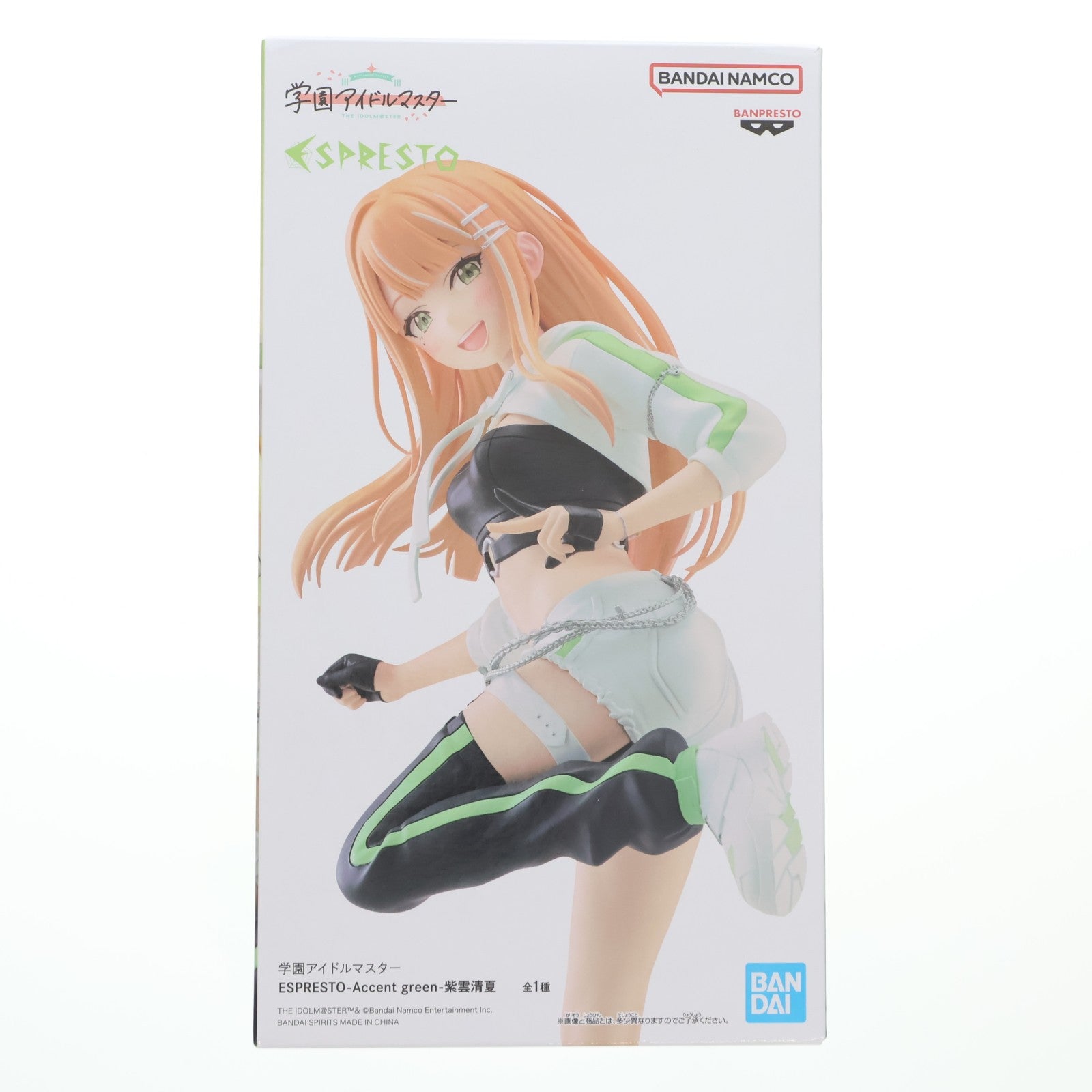 【中古即納】[FIG] 紫雲清夏(しうんすみか) 学園アイドルマスター ESPRESTO-Accent green-紫雲清夏 フィギュア プライズ(2822799) バンプレスト(20260514)