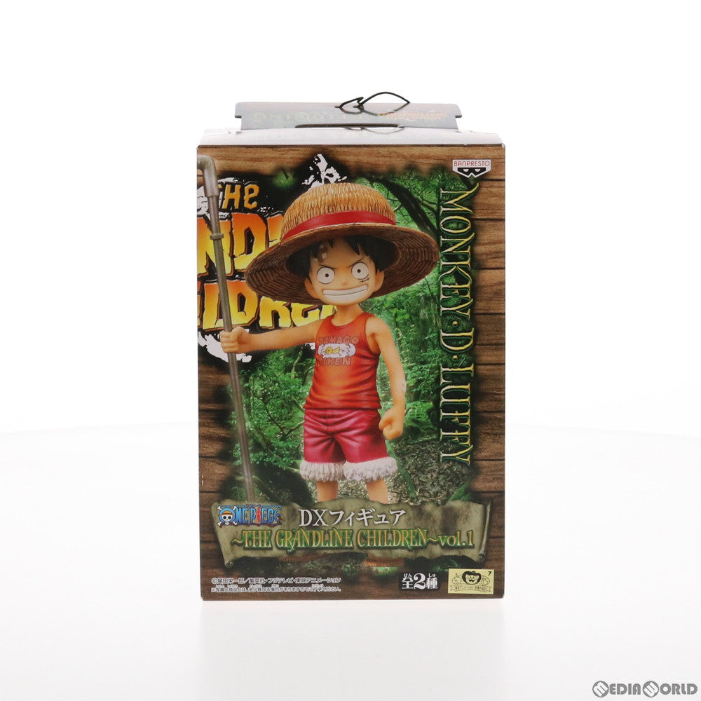 【中古即納】[FIG] モンキー・D・ルフィ ワンピース DXフィギュア～THE GRANDLINE CHILDREN～vol.1 ONE PIECE プライズ(47482) バンプレスト(20110831)