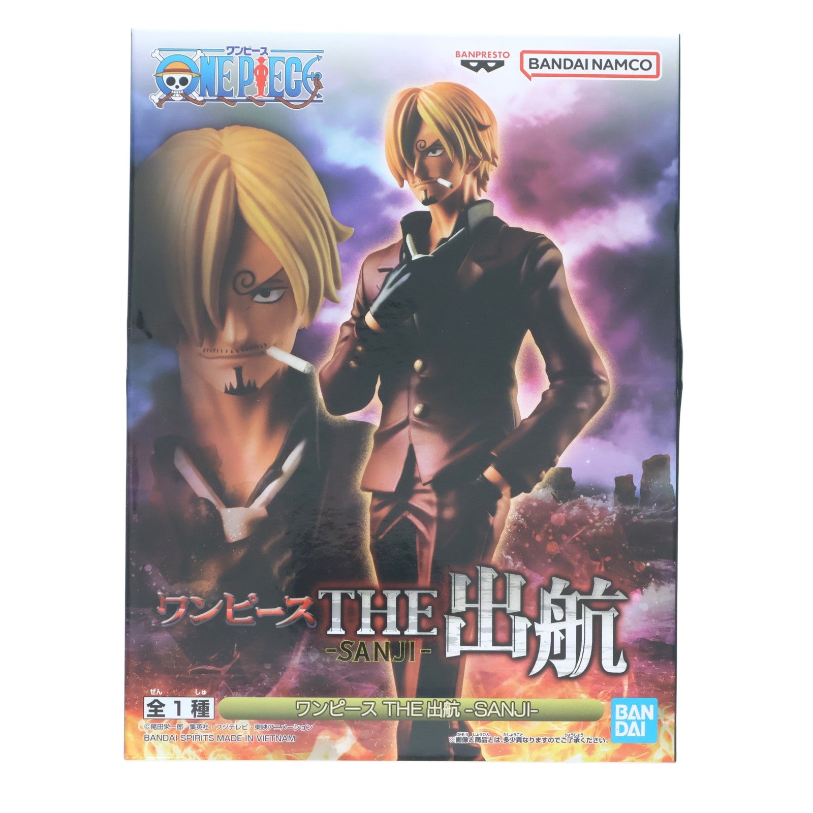 【中古即納】[FIG] サンジ ワンピース THE出航-SANJI- ONE PIECE フィギュア プライズ(2651292) バンプレスト(20230620)