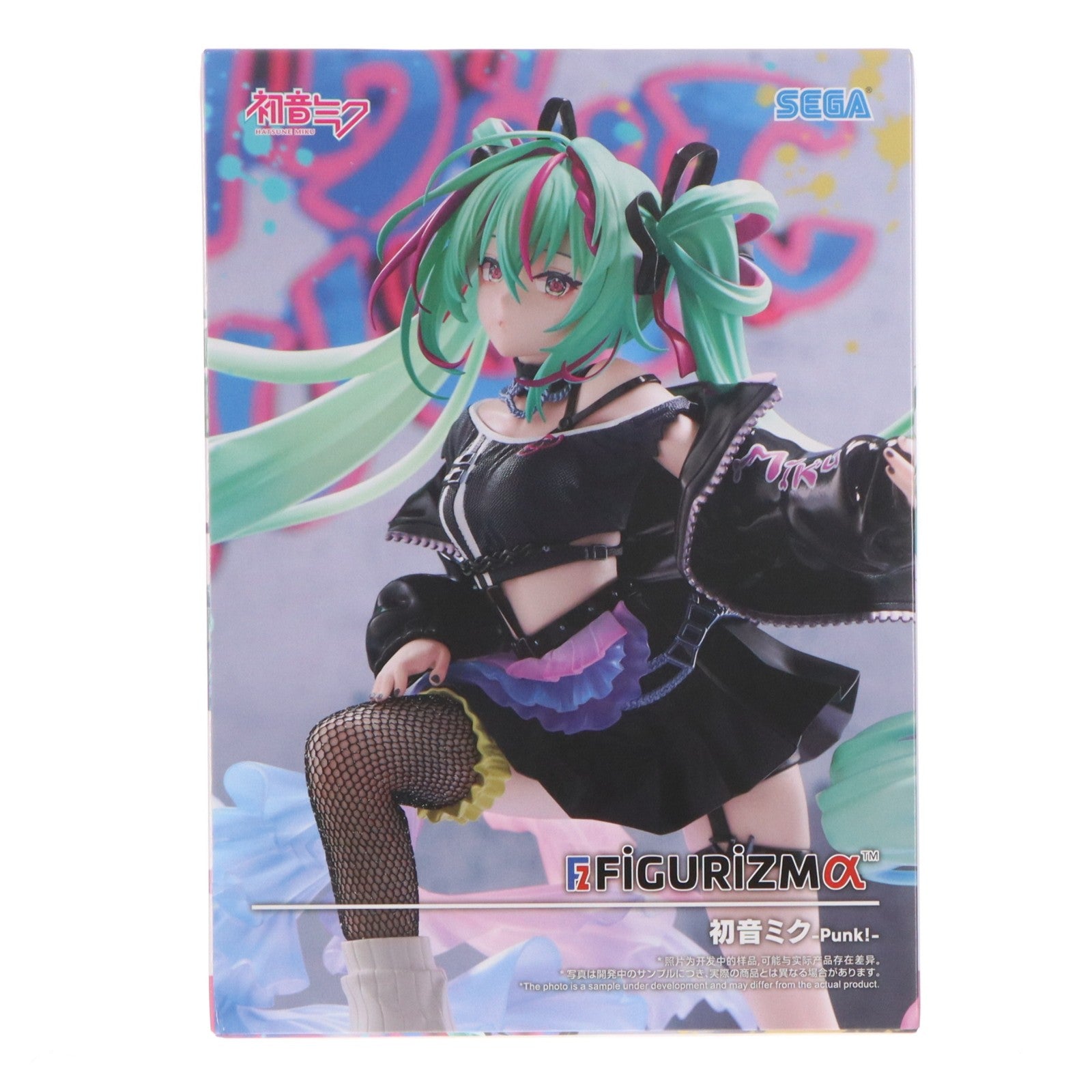 【中古即納】[FIG] 初音ミク キャラクター・ボーカル・シリーズ01 初音ミク FIGURIZMα『初音ミク』-Punk!- フィギュア プライズ(1123715) セガ(20260522)