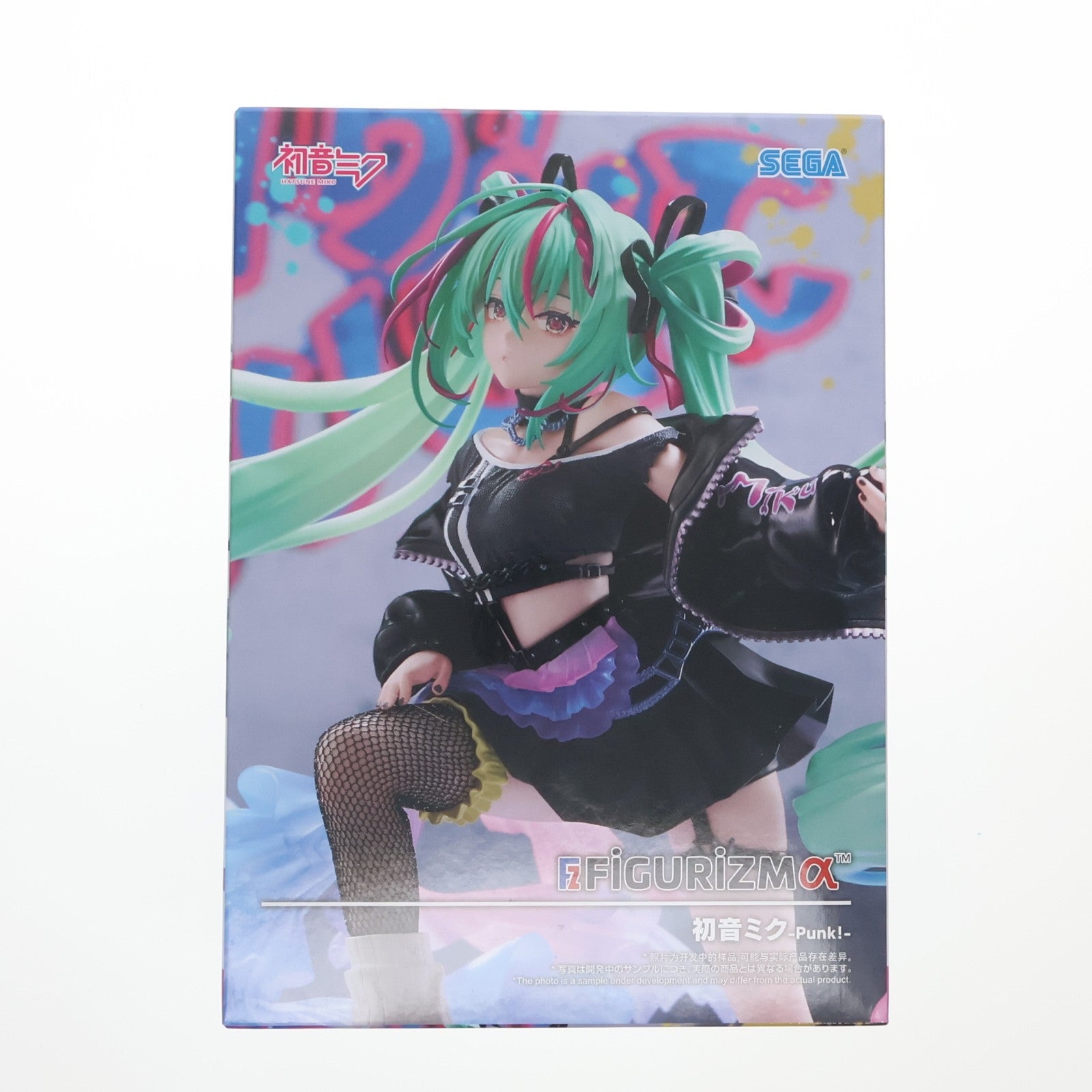 【中古即納】[FIG] 初音ミク キャラクター・ボーカル・シリーズ01 初音ミク FIGURIZMα『初音ミク』-Punk!- フィギュア プライズ(1123715) セガ(20260522)