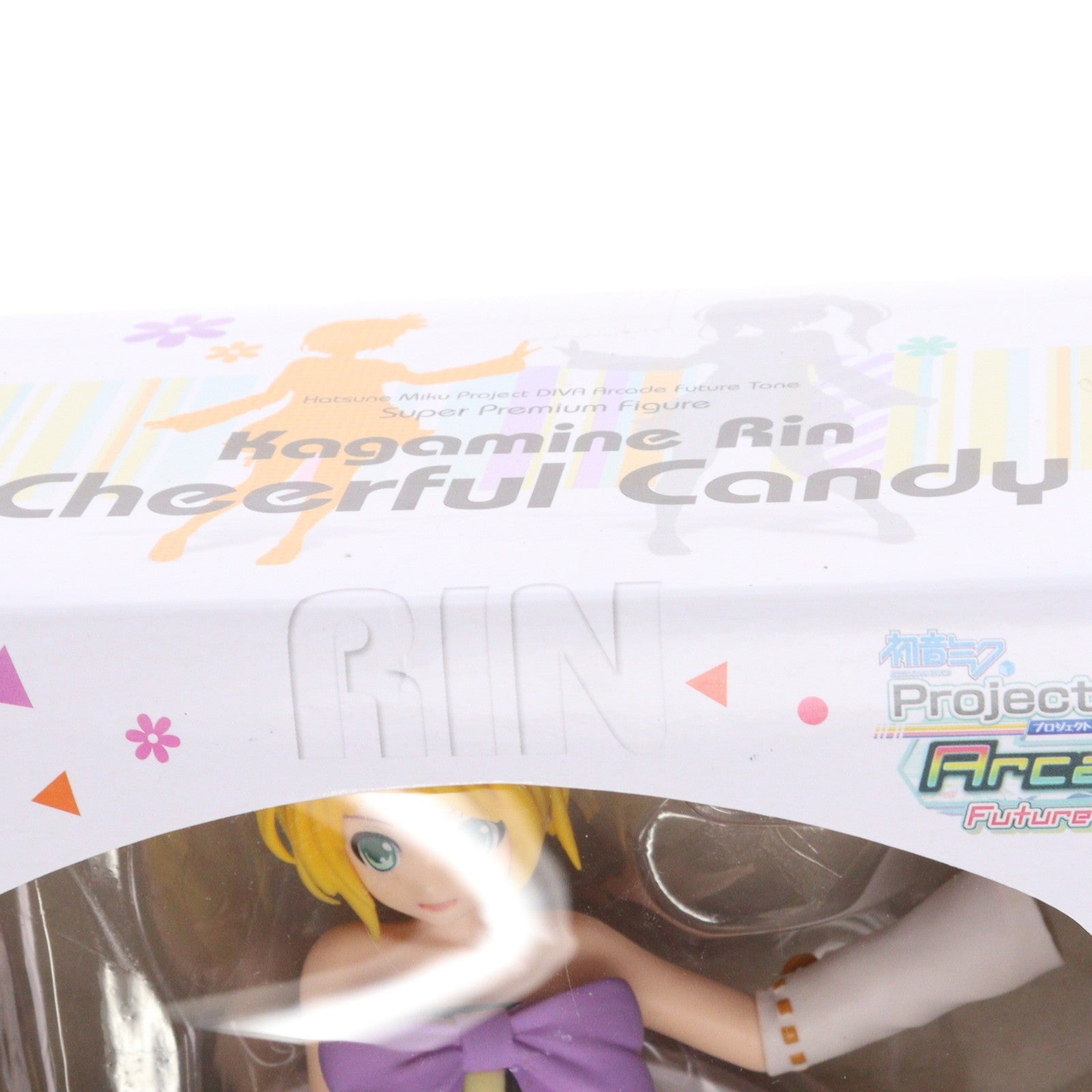 【中古即納】[FIG] 鏡音リン チアフルキャンディ 初音ミク Project DIVA Arcade Future Tone スーパープレミアムフィギュア プライズ(1011810) セガ(20160229)